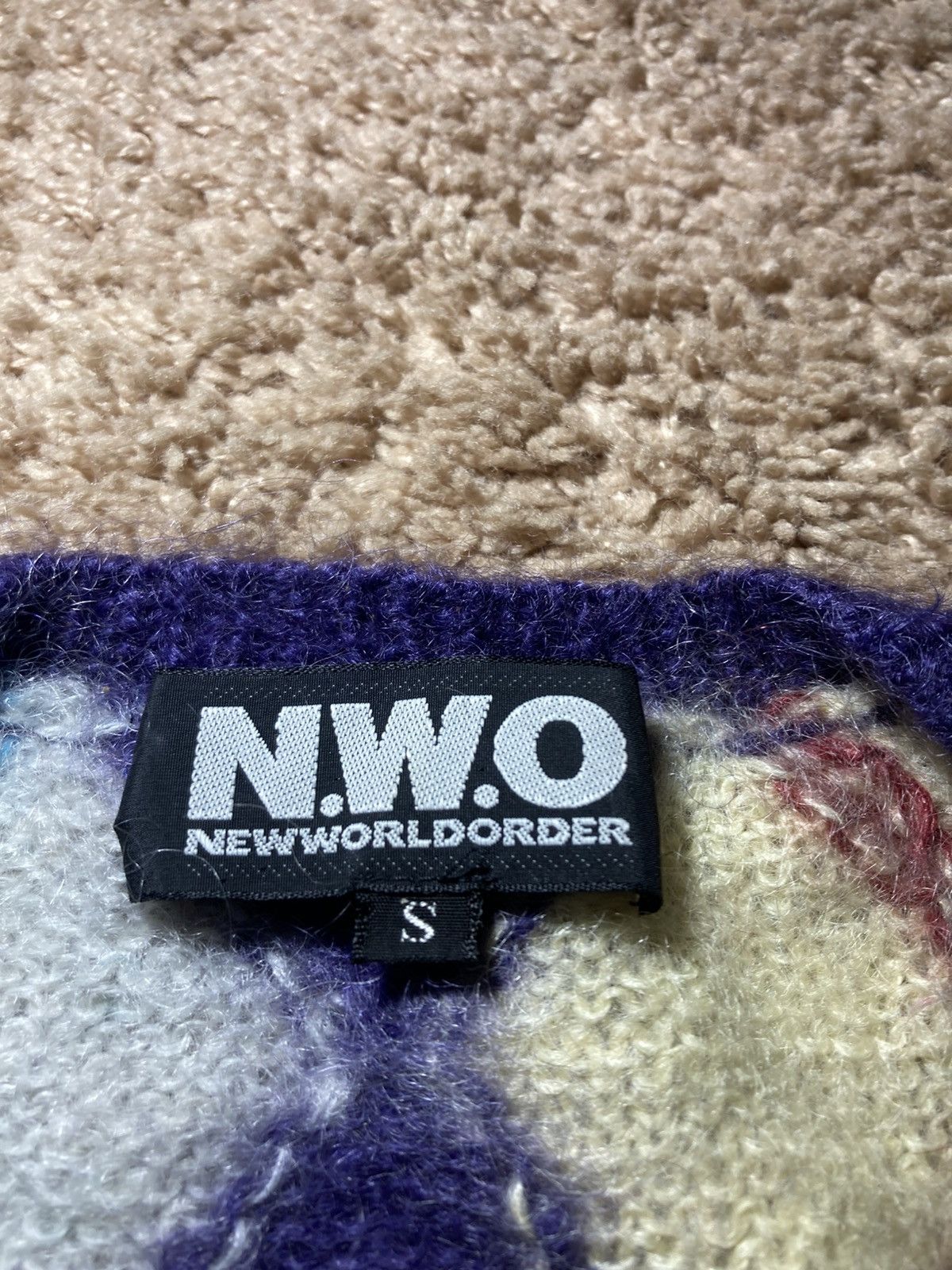Japanese Brand × Undercover × Vandalize 1997 NWO Purple Argyle Cardigan Punk Plaid 90s Vandalize Sex Size US S / EU 44-46 / 1 - 2 Thumbnail