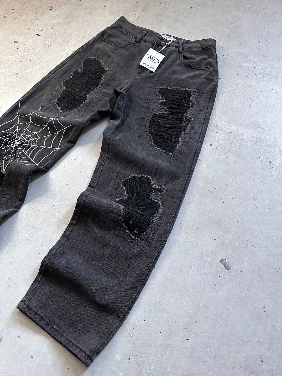 Spyder Aelfric Eden Spider Logo Jeans Opium Y2K Pants SK8 Size US 30 / EU 46 - 4 Thumbnail