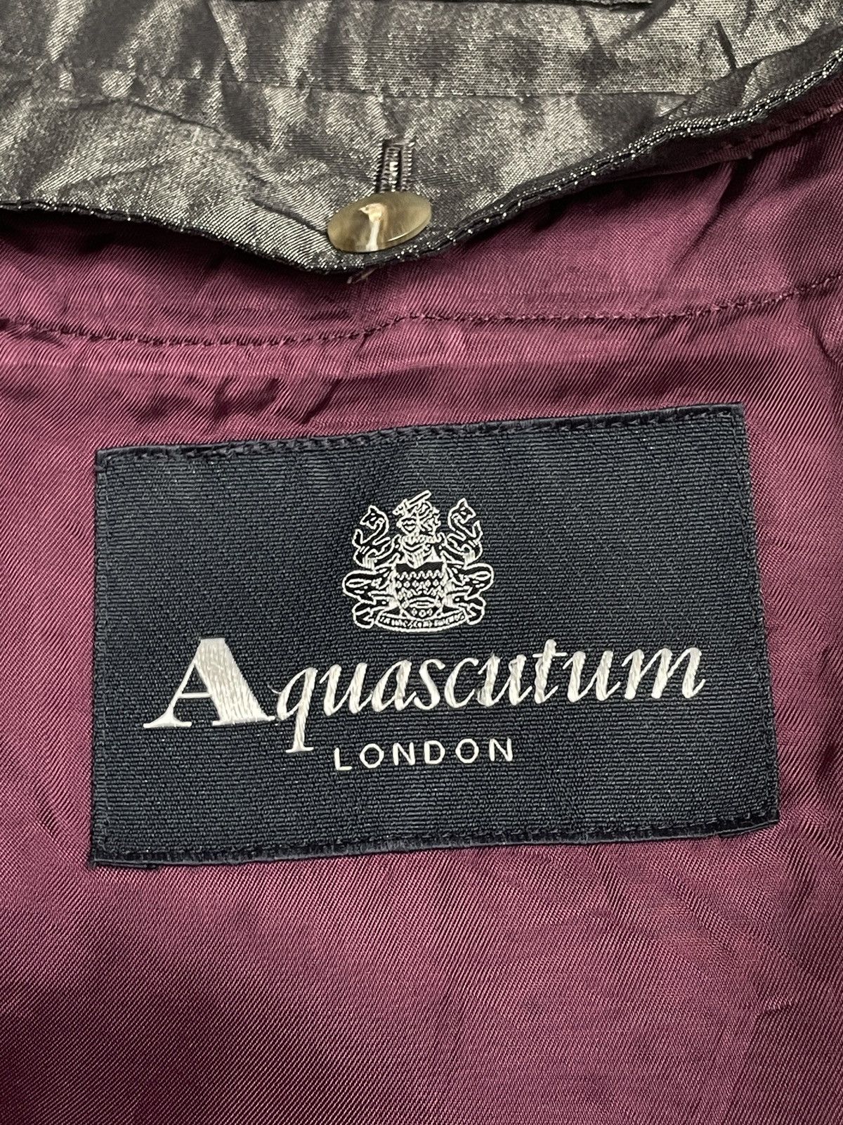 Aquascutum × Designer × Vintage Vintage Brand Aquascutum Trench Coat 1990s Size US L / EU 52-54 / 3 - 9 Thumbnail