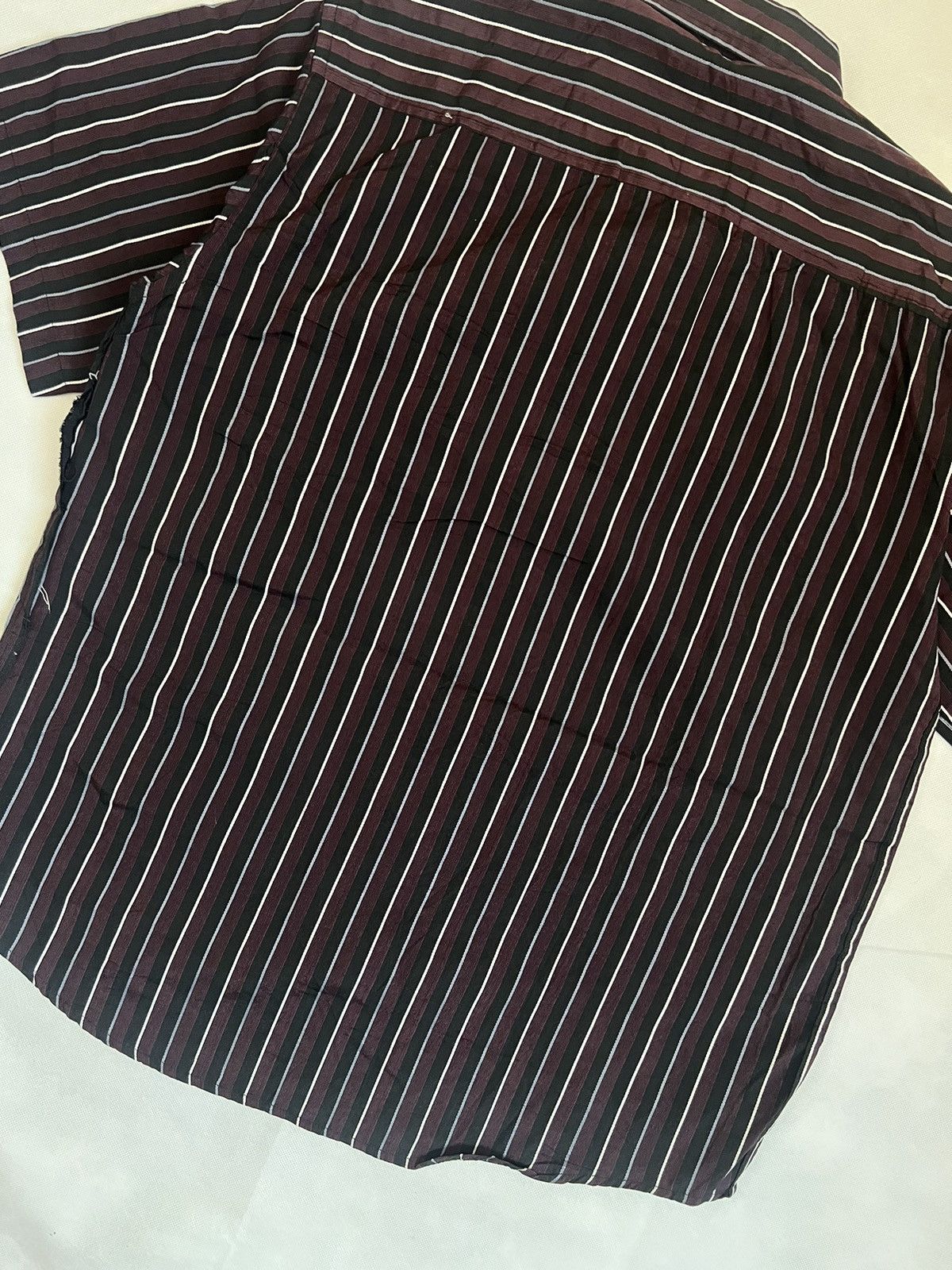 Coogi Vertical Stripe Knit Cotton Coogi Shirt Size US XXL / EU 58 / 5 - 9 Thumbnail