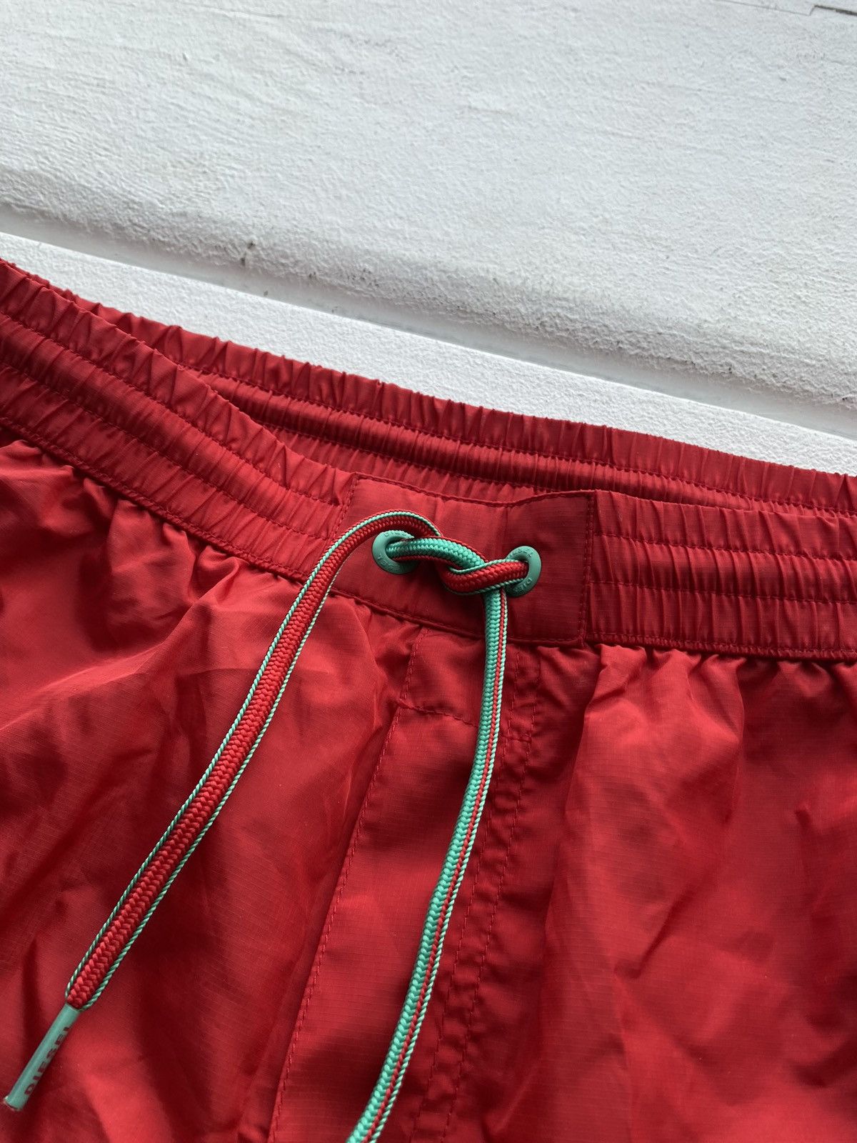 Diesel × Vintage 🔥Gothic Punk Diesel Beachwear Red Pocket Mens Shorts Y2k Size US 32 / EU 48 - 6 Thumbnail