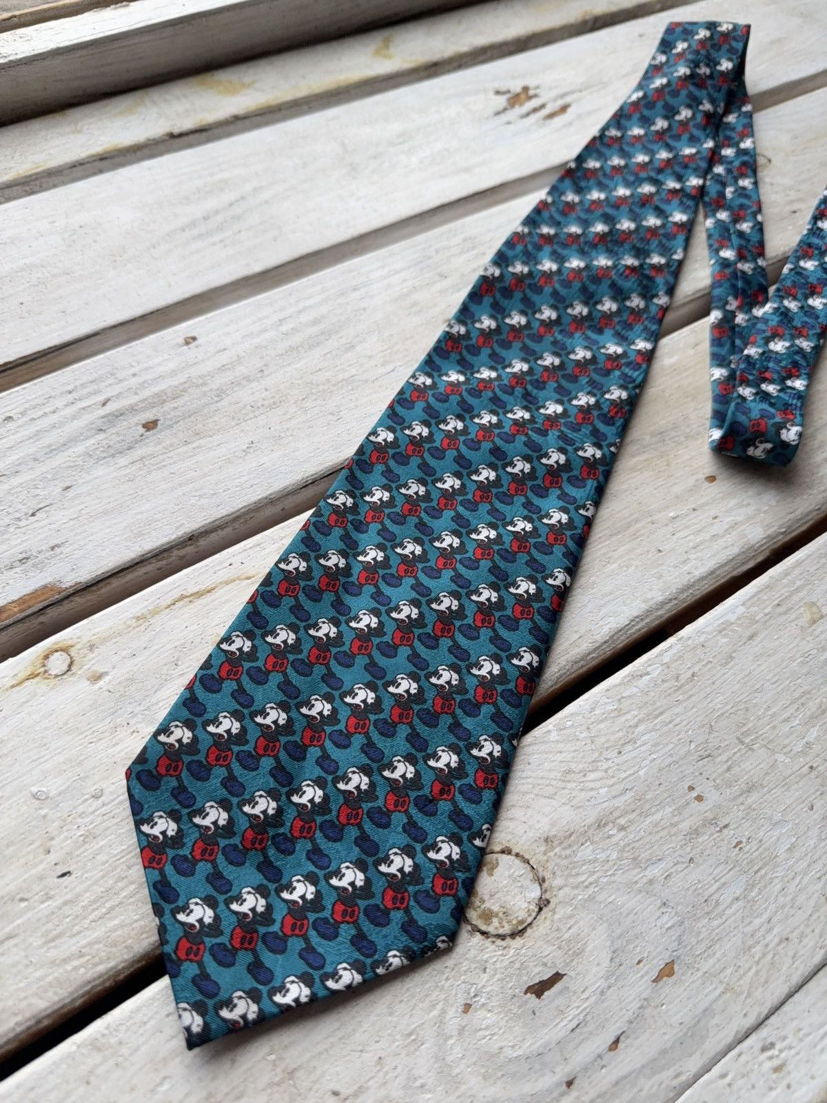 Disney × Vintage VINTAGE 80s 90s Mickey Mouse Logo Made in Korea DISNEY TIE Size ONE SIZE - 2 Thumbnail