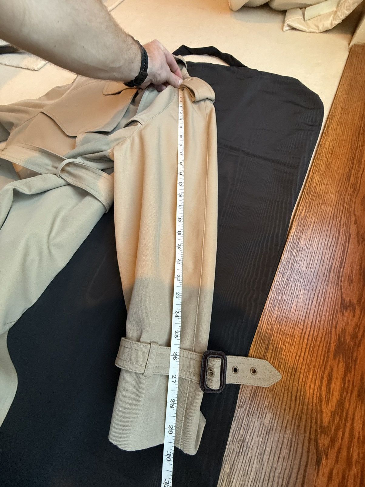 1 of 1 Celine Hedi Sample Trench Jacket silk lined M L Grail