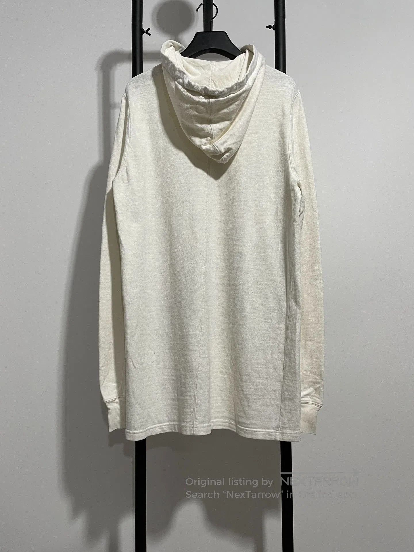 Rick Owens rick owens long sweatshirt with hood. Size US S / EU 44-46 / 1 - 2 Thumbnail