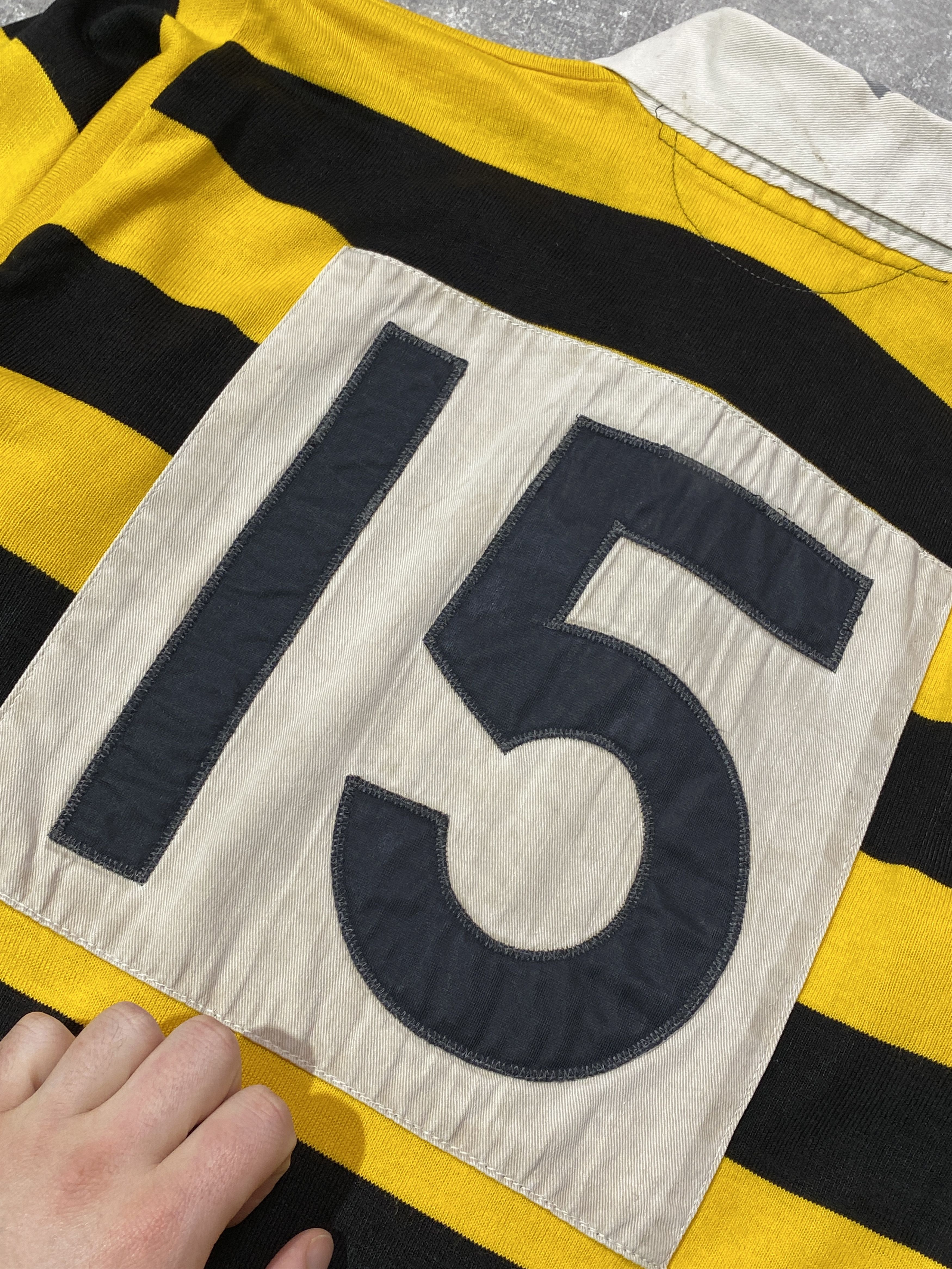 Vintage Vintage 60s Classic Rugby #15 Long Sleeve Shirt Size US M / EU 48-50 / 2 - 7 Thumbnail