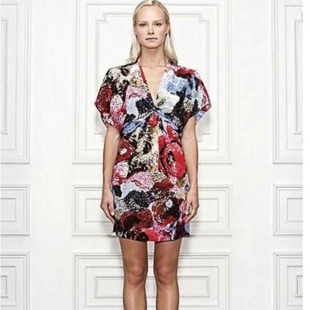 Anthropologie EUC Leifsdottir for Anthropologie Rare River Fish Dress Size XS / US 0-2 / IT 36-38 - 3 Thumbnail