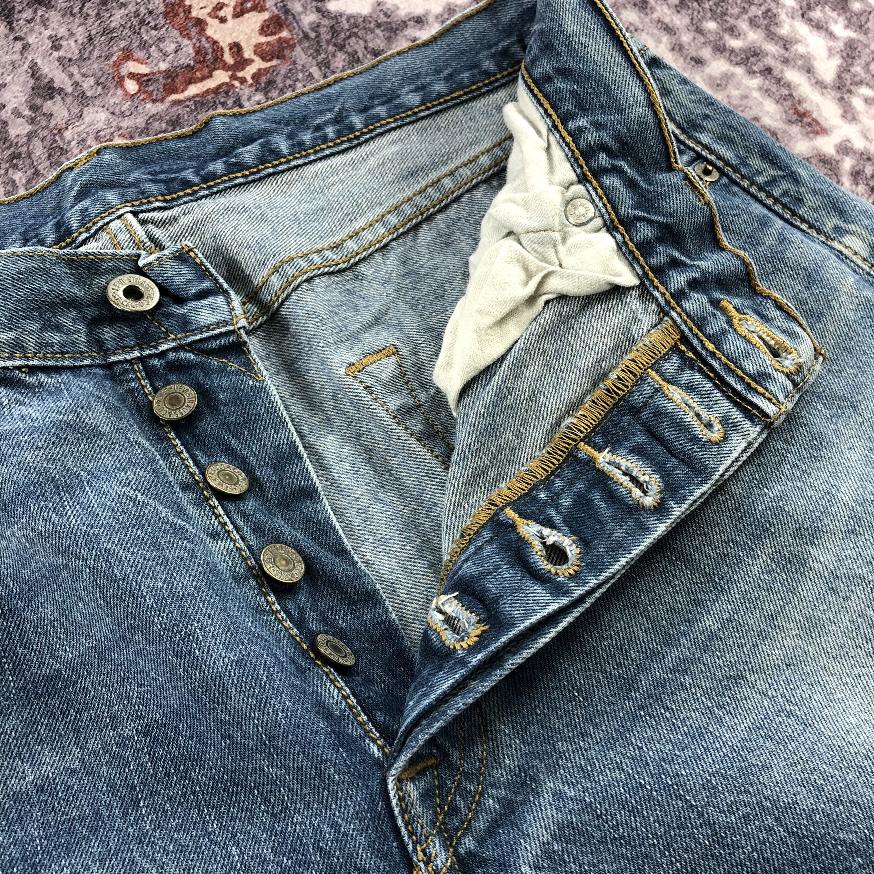 Levi's × Vintage Vintage Blue Wash Levis 501 Jeans-JM2386 Size US 34 / EU 50 - 10 Thumbnail