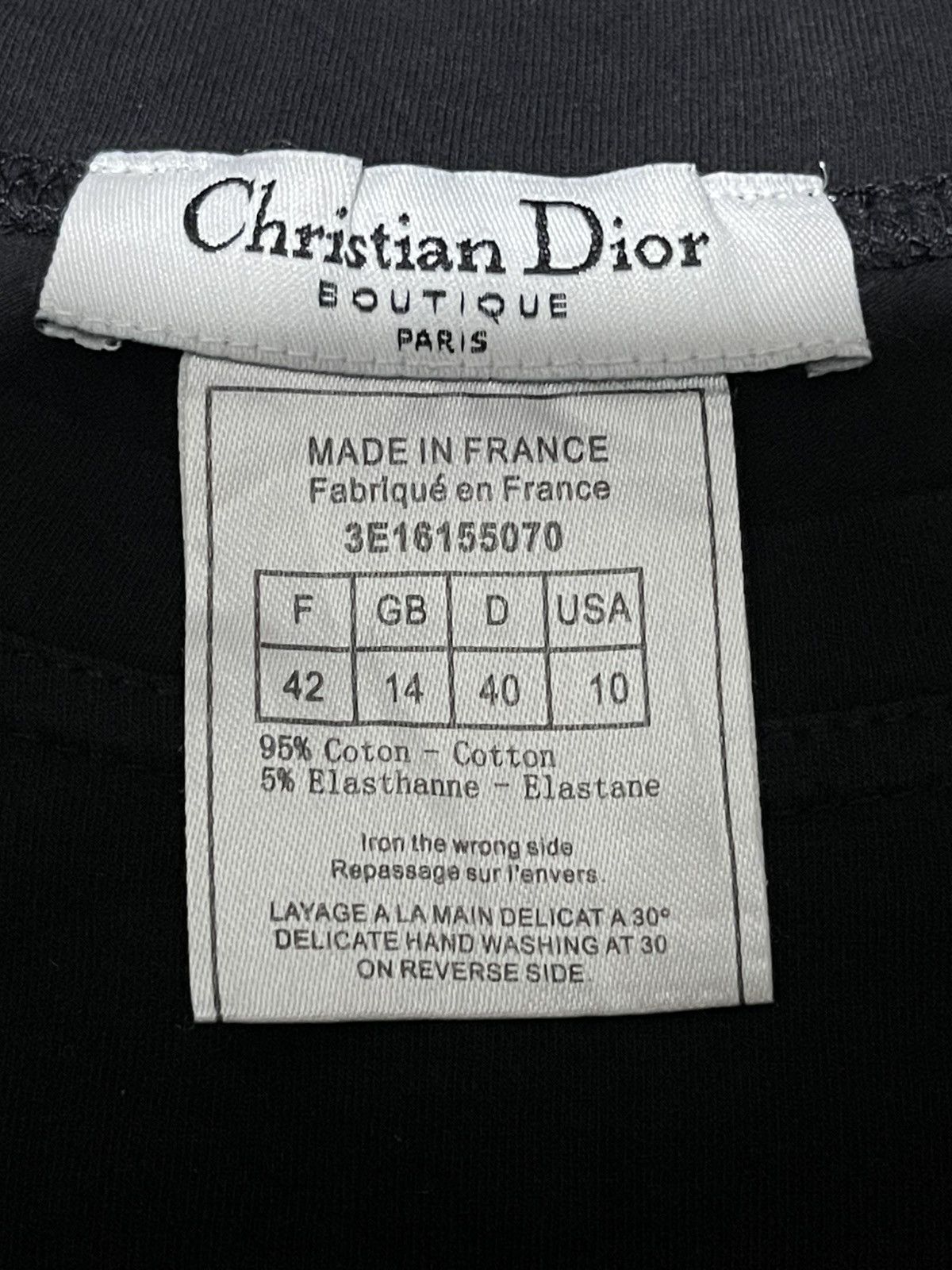 Dior 2003 Dior John Galliano Rhinestone Top Size XS / US 0-2 / IT 36-38 - 13 Thumbnail