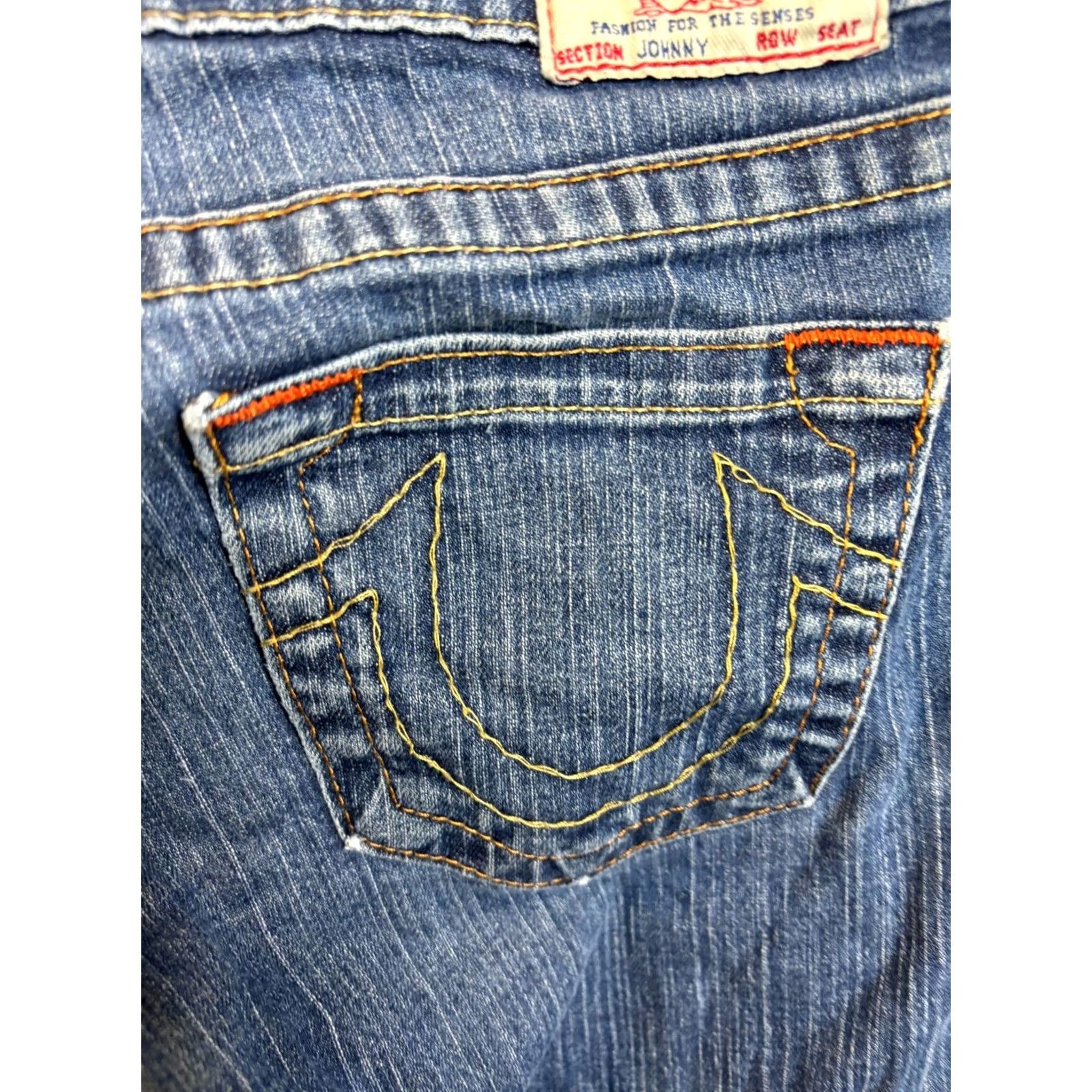 True Religion VINTAGE True Religion Johnny Jeans Women's Size 27 USA Made Dark Blue Size 27" / US 4 / IT 40 - 2 Thumbnail