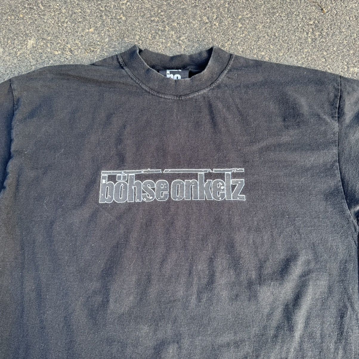 Band Tees 90s BohseOnkelz Vintage Washed Faded Printed Black Metal Tee Size US L / EU 52-54 / 3 - 10 Thumbnail