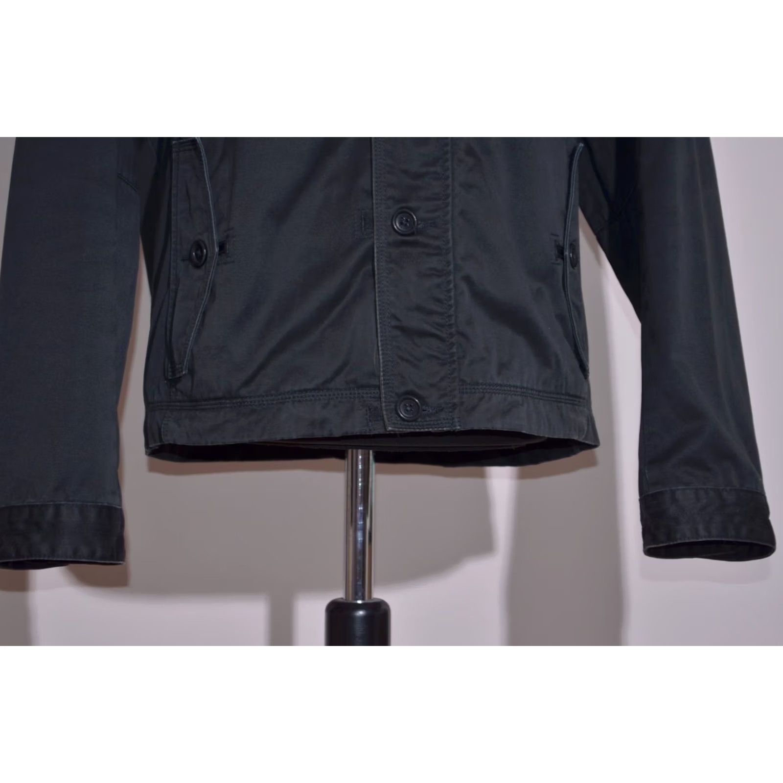 Ted Baker Ted Baker Mens Black Military Jacket Lightweight Cotton Utility Coat Sz 5 Size US S / EU 44-46 / 1 - 3 Thumbnail