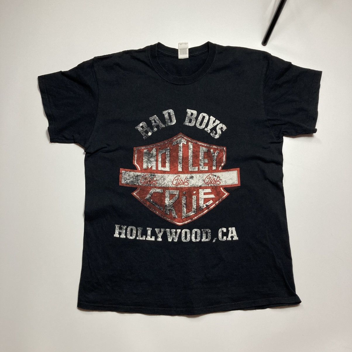 motley crue harley davidson heavy metal hard rock band tee