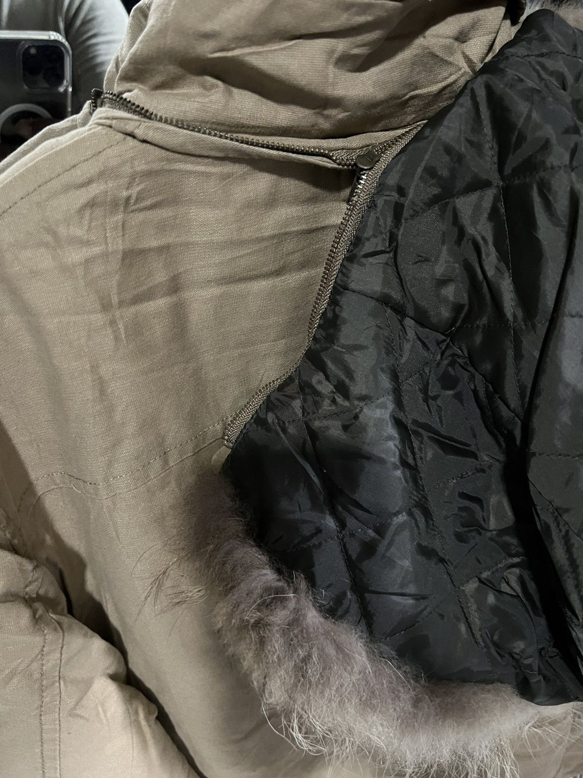 Kansai Yamamoto Kansai Jeans by Kansai Yamamoto Canvas Puffer Fur Parkas Size US M / EU 48-50 / 2 - 6 Thumbnail