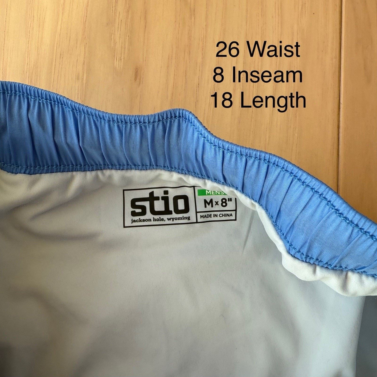 Stio Stio Shorts Medium Blue 8" Lined Workout Athleisure Surge Size US 26 / EU 42 - 5 Thumbnail
