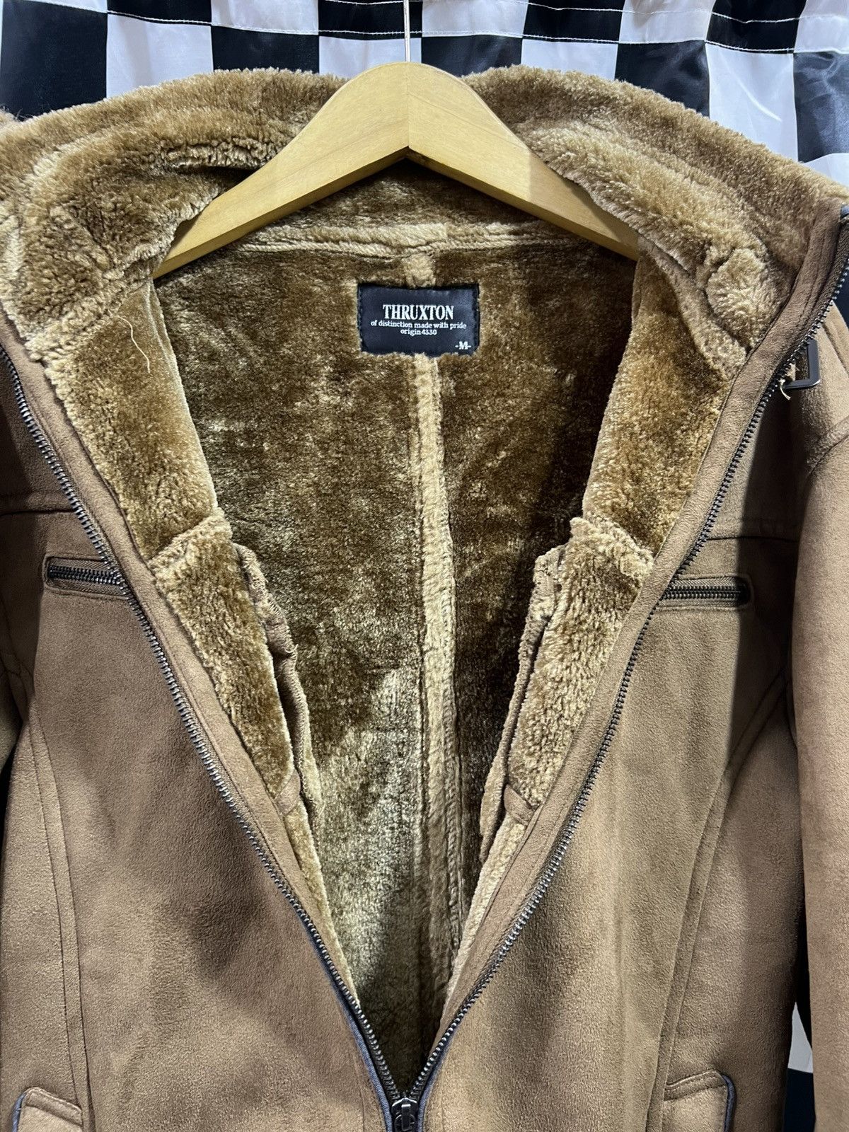 Japanese Brand Thruxton Shearling Fur Jacket Size US M / EU 48-50 / 2 - 6 Thumbnail