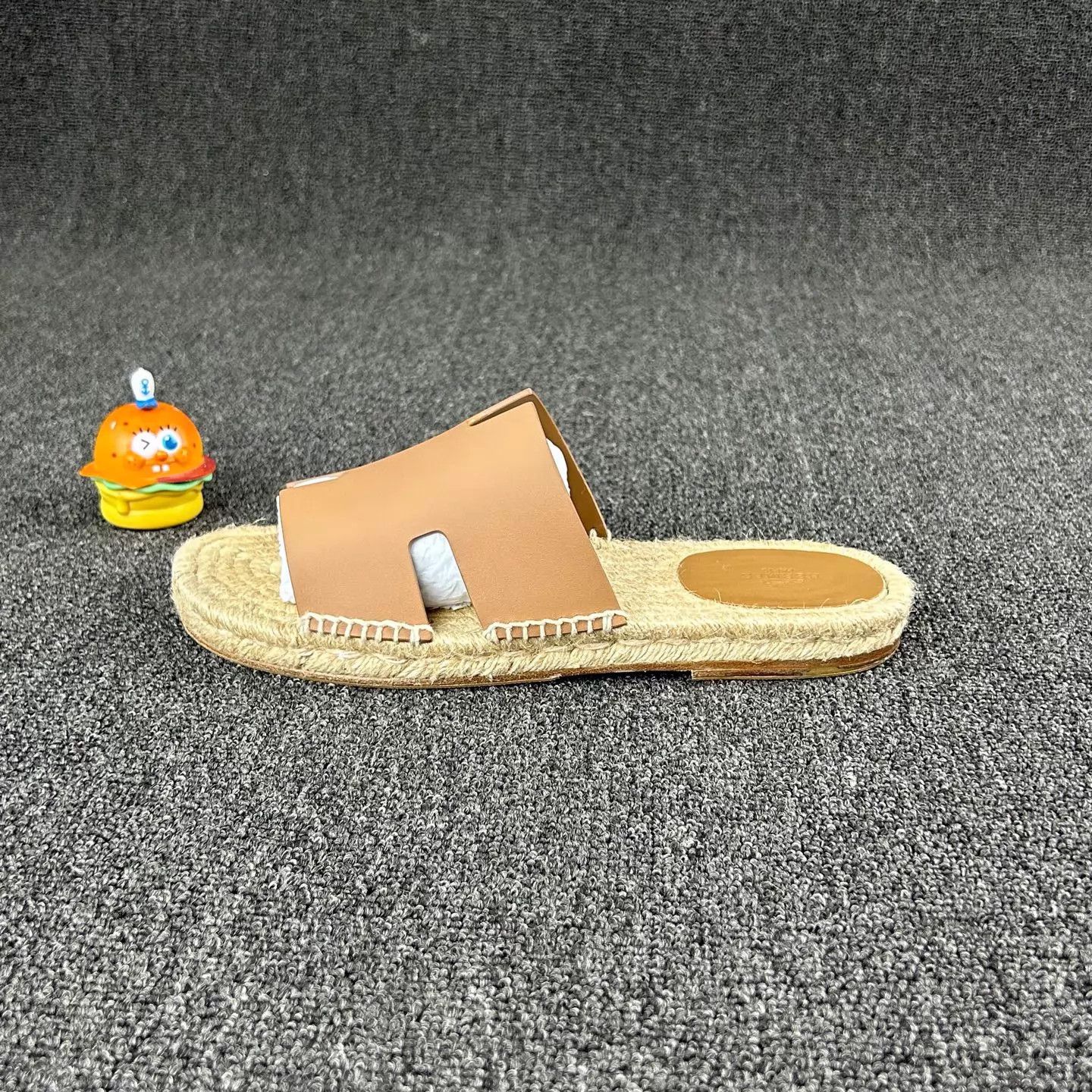 Hermes Hermes Brown Straw Open-Toe Slides 42 Size US 9 / EU 42 - 3 Thumbnail
