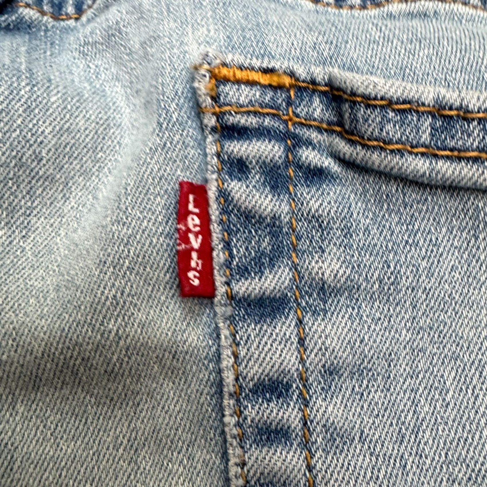 Levi's Levi's 541 Athletic Fit Straight Denim Jeans Mens 34x30 Blue Light Wash Casual Shirt Pants? Size US 30 / EU 46 - 5 Thumbnail