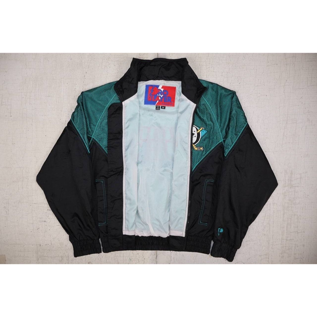 Pro Player Vintage 90s Anaheim Mighty Ducks Pro Player Jacket Teal Size US M / EU 48-50 / 2 - 4 Thumbnail