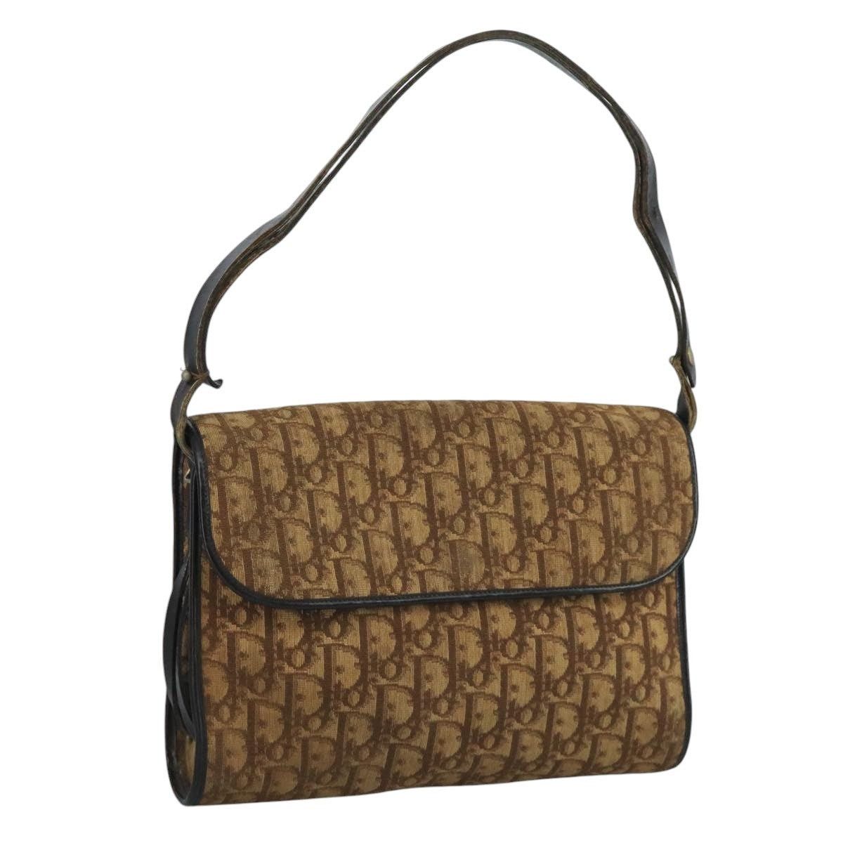 Dior DIOR Trotter Canvas Shoulder Bag Brown Size ONE SIZE - 1 Thumbnail