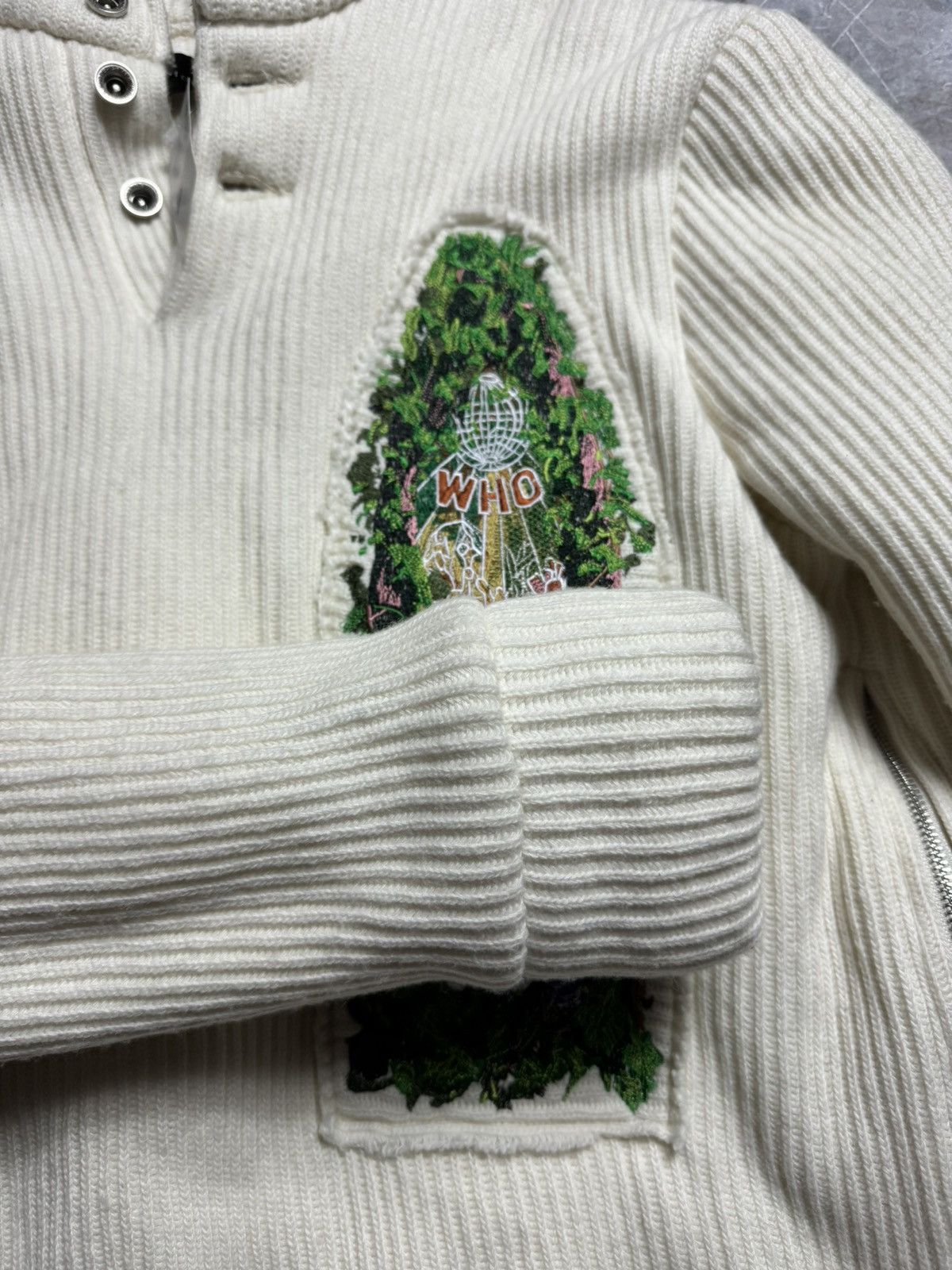 Ev Bravado × Who Decides War Who Decides War Garden Glass Puffed Wool Rugby Sweater Size US XL / EU 56 / 4 - 6 Thumbnail