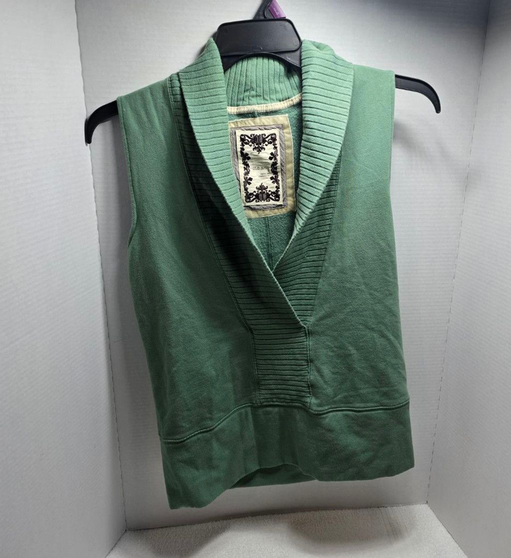Old Navy Women's Old Navy Green Sleeveless Vest S Size S / US 4 / IT 40 - 1 Thumbnail