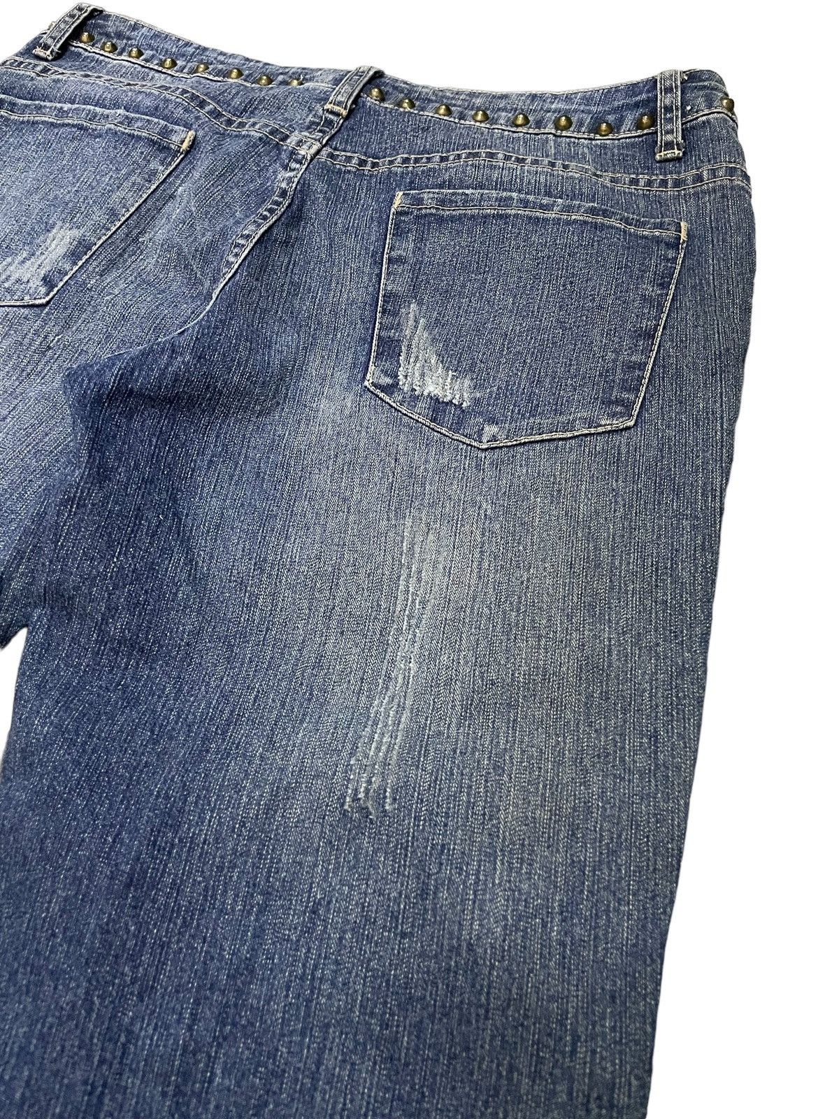 Hysteric Glamour × In The Attic Heatwave Studded Trimmed Flared Jeans Size US 32 / EU 48 - 14 Thumbnail