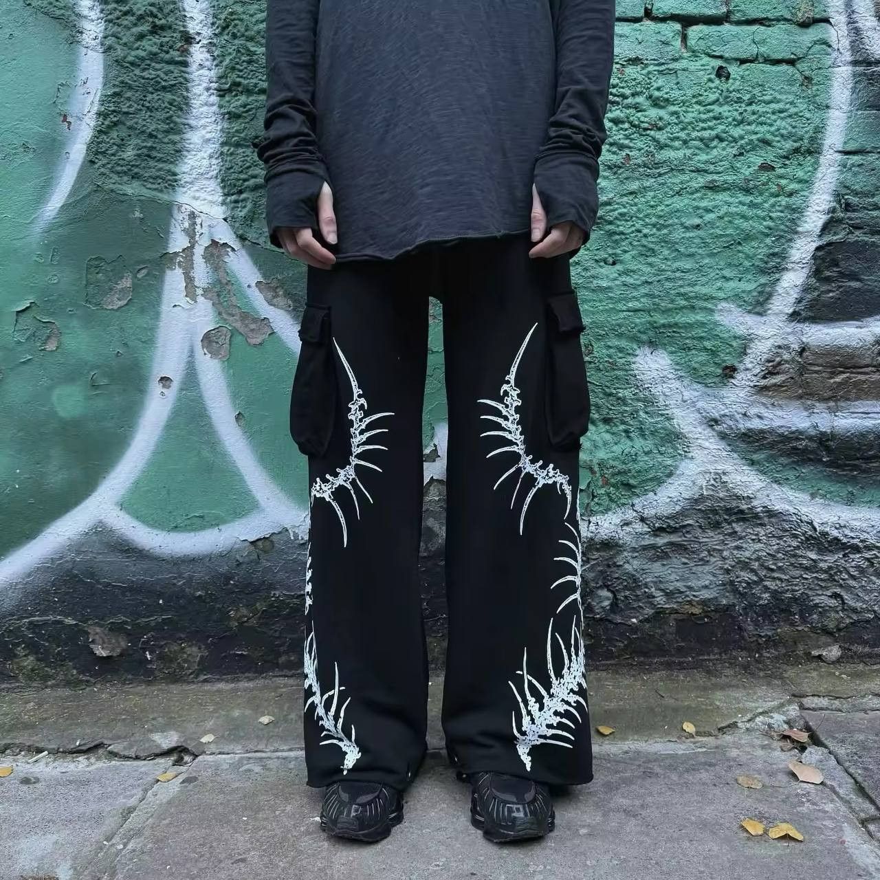 Japanese Brand × Vintage wide-leg pants Size US 36 / EU 52 - 2 Thumbnail