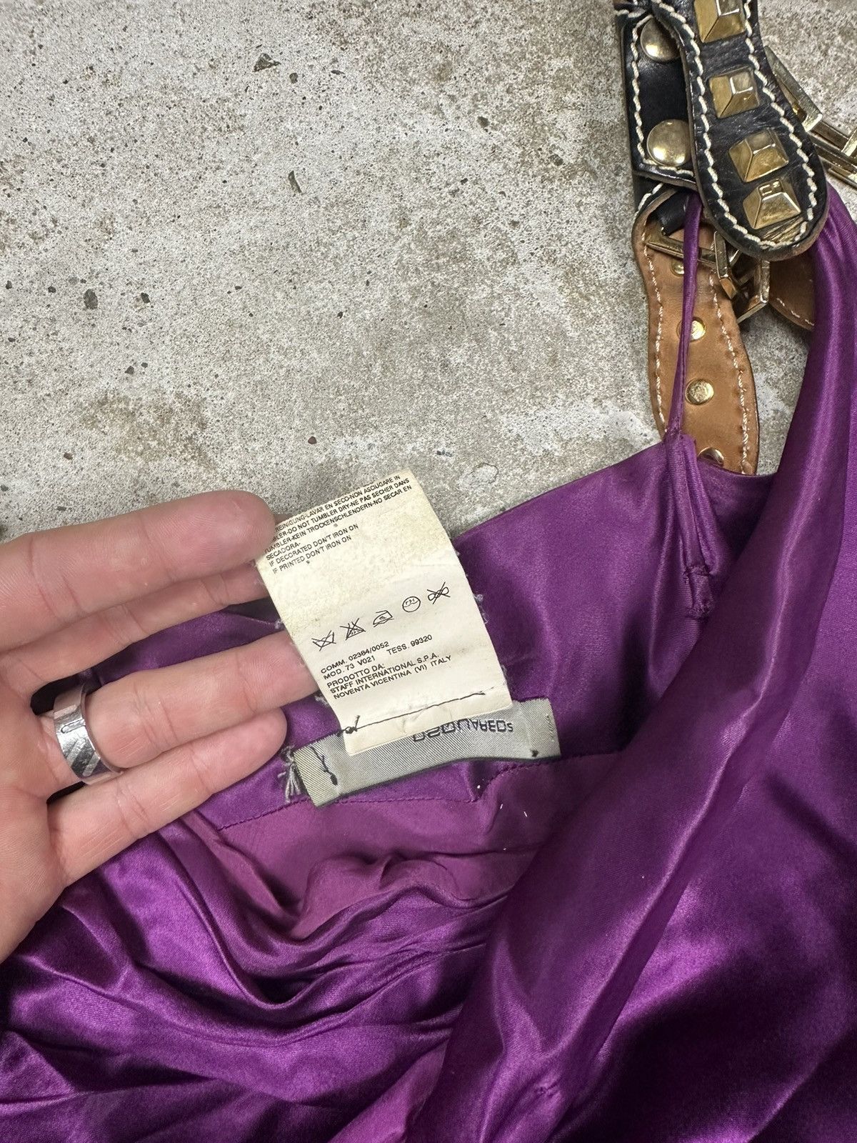 Dsquared2 Dsquared2 FW 2005 Runway Silk Purple Dress Chains Size M / US 6-8 / IT 42-44 - 12 Thumbnail