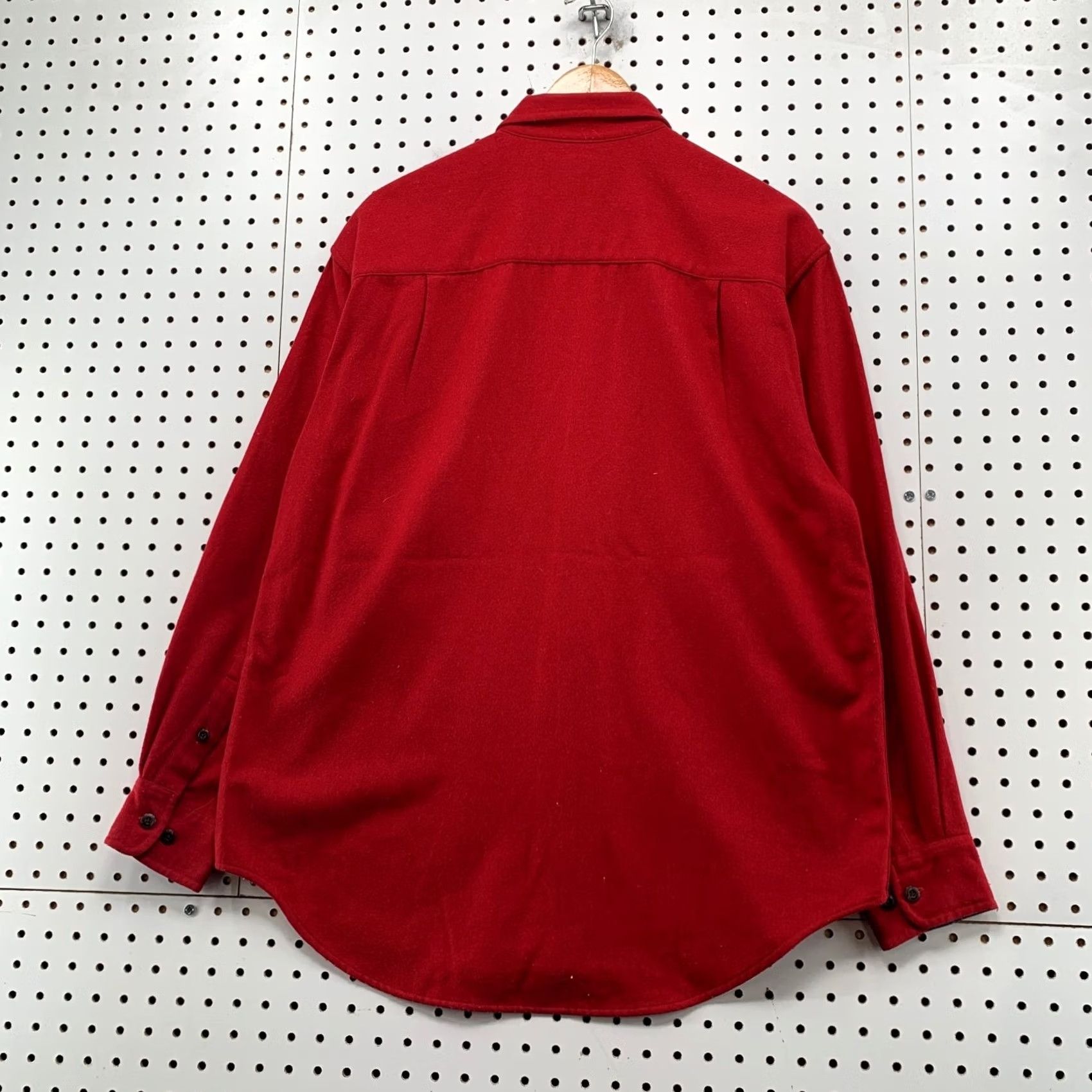 Gap VINTAGE GAP Wool Button Up Shirt Mens M Red Plaid 90s Long Sleeve Casual Button-Up Size US M / EU 48-50 / 2 - 2 Thumbnail