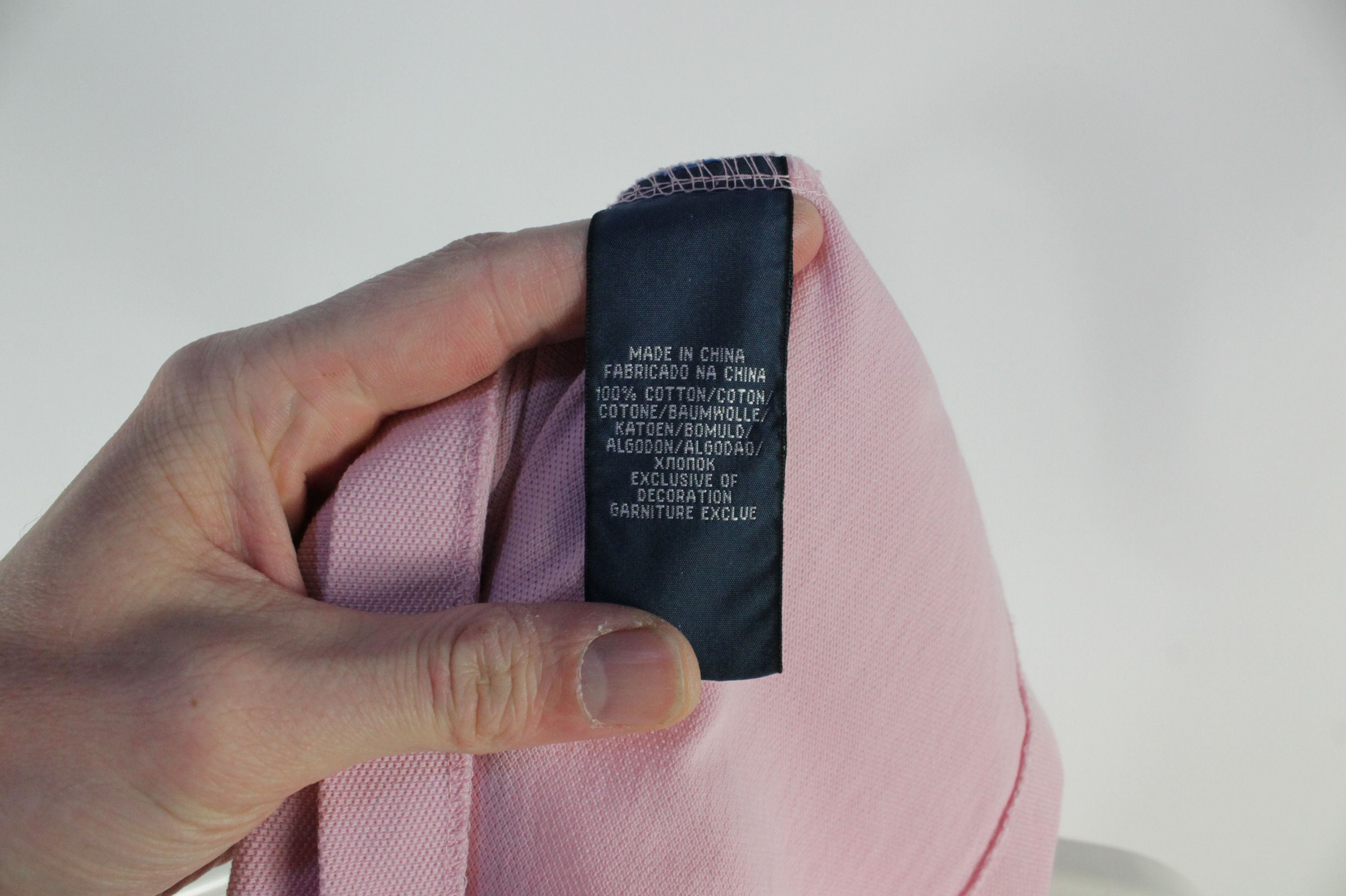 Polo Ralph Lauren × Ralph Lauren × Vintage Vintage Ralph Lauren Pink Cotton The Skinny Polo Women's Size L / US 10 / IT 46 - 6 Thumbnail