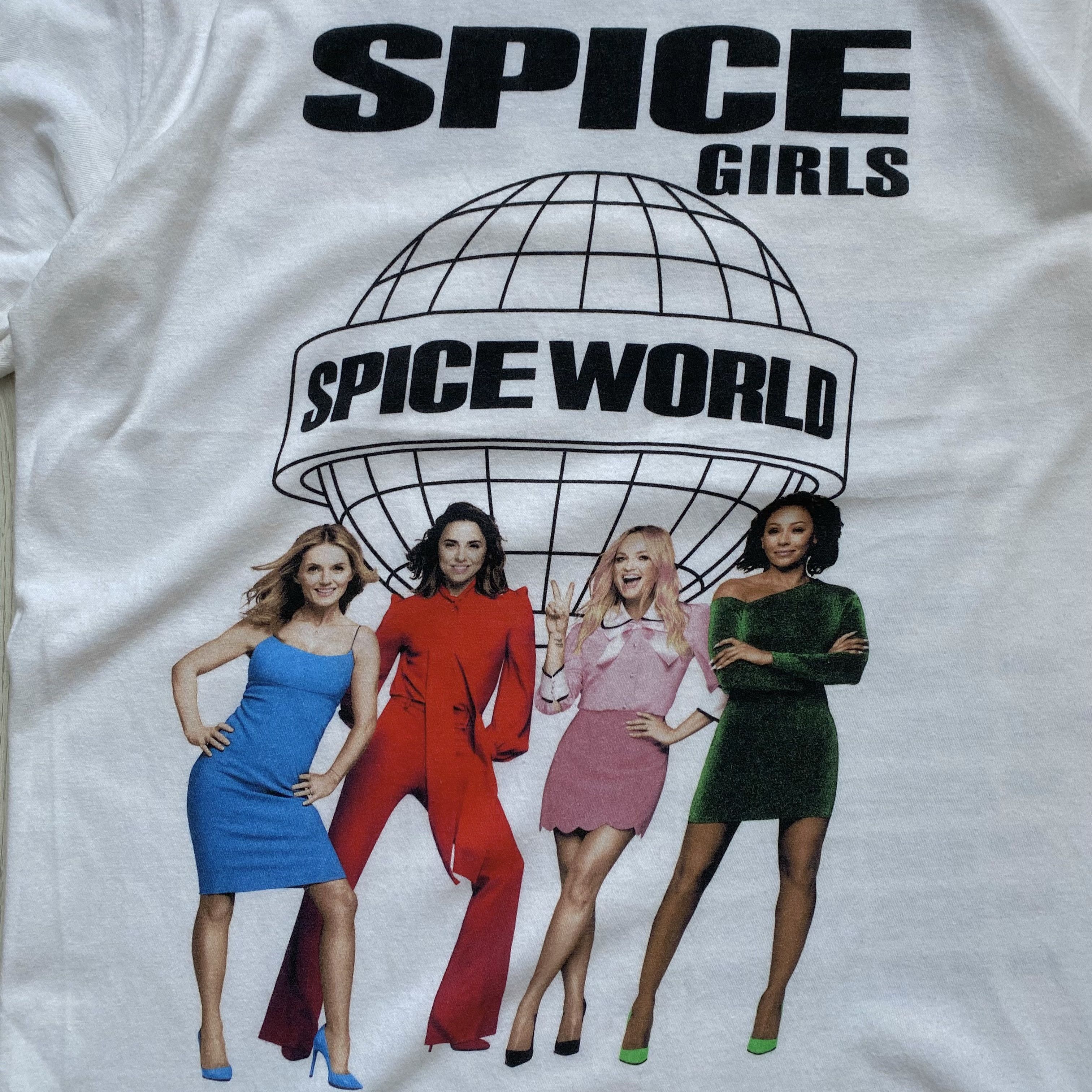 Band Tees 🎙️ Spice Girls 2019 Spice World Tour White Band Tee y2k Size US M / EU 48-50 / 2 - 5 Thumbnail