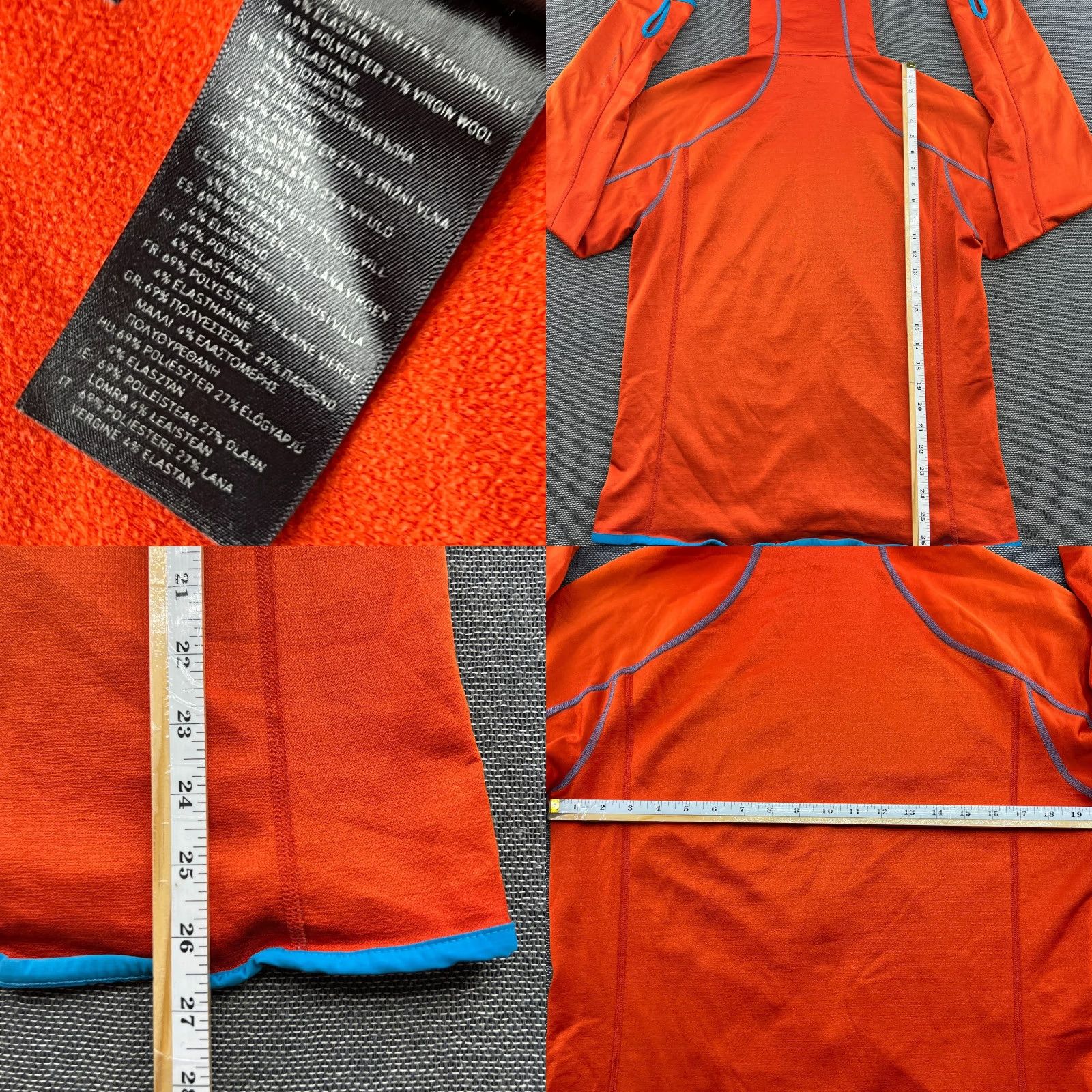 ORTOVOX Ortovox Jacket Mens Large Merino Inside Full Zip Orange Hooded Softshell Track Jacket Mens L Orange Merino Inside Full Zip Hooded Softshell Size US L / EU 52-54 / 3 - 8 Thumbnail
