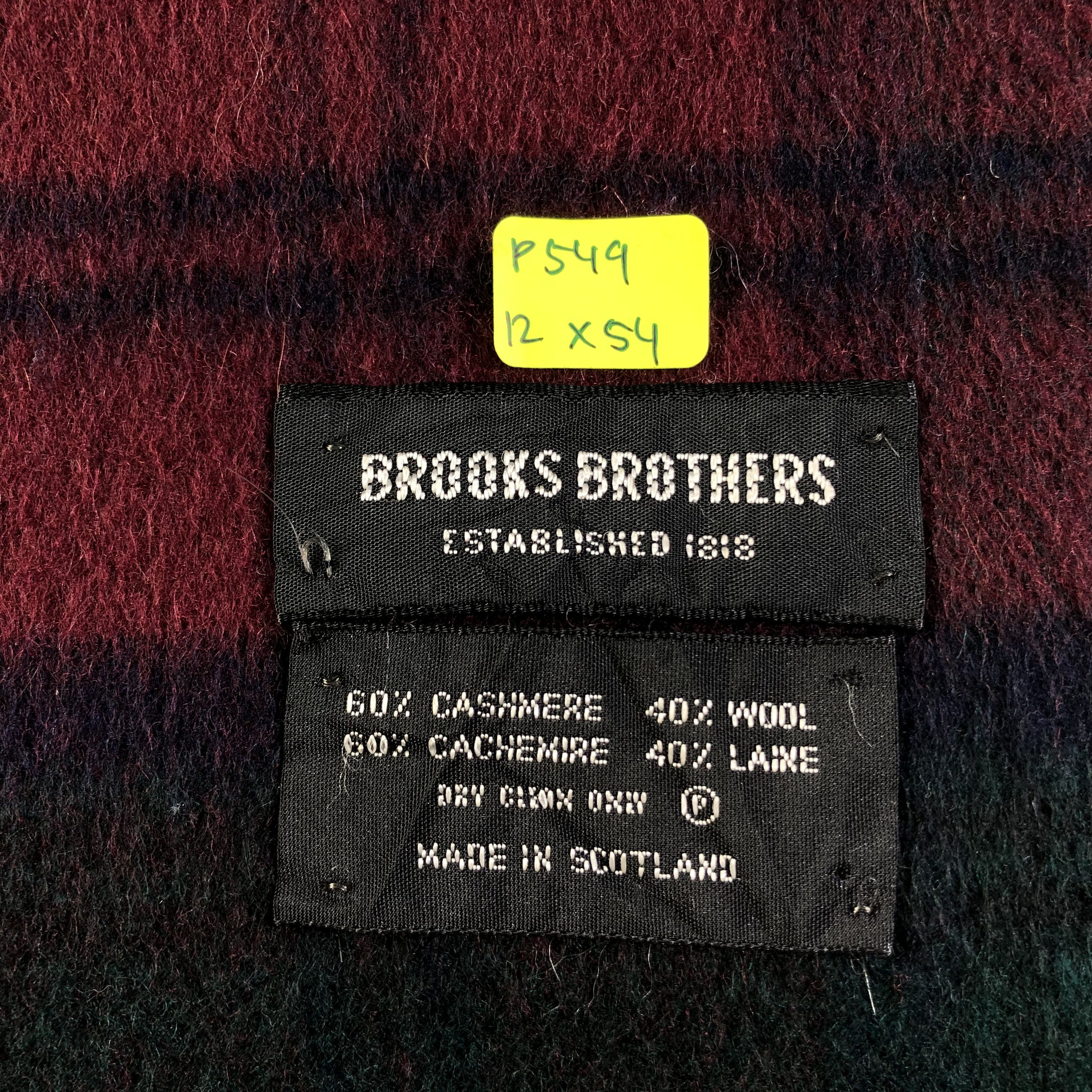 Brooks Brothers Brooks Brothers Scarf / Muffler / Neckwear P549 Size ONE SIZE - 6 Thumbnail