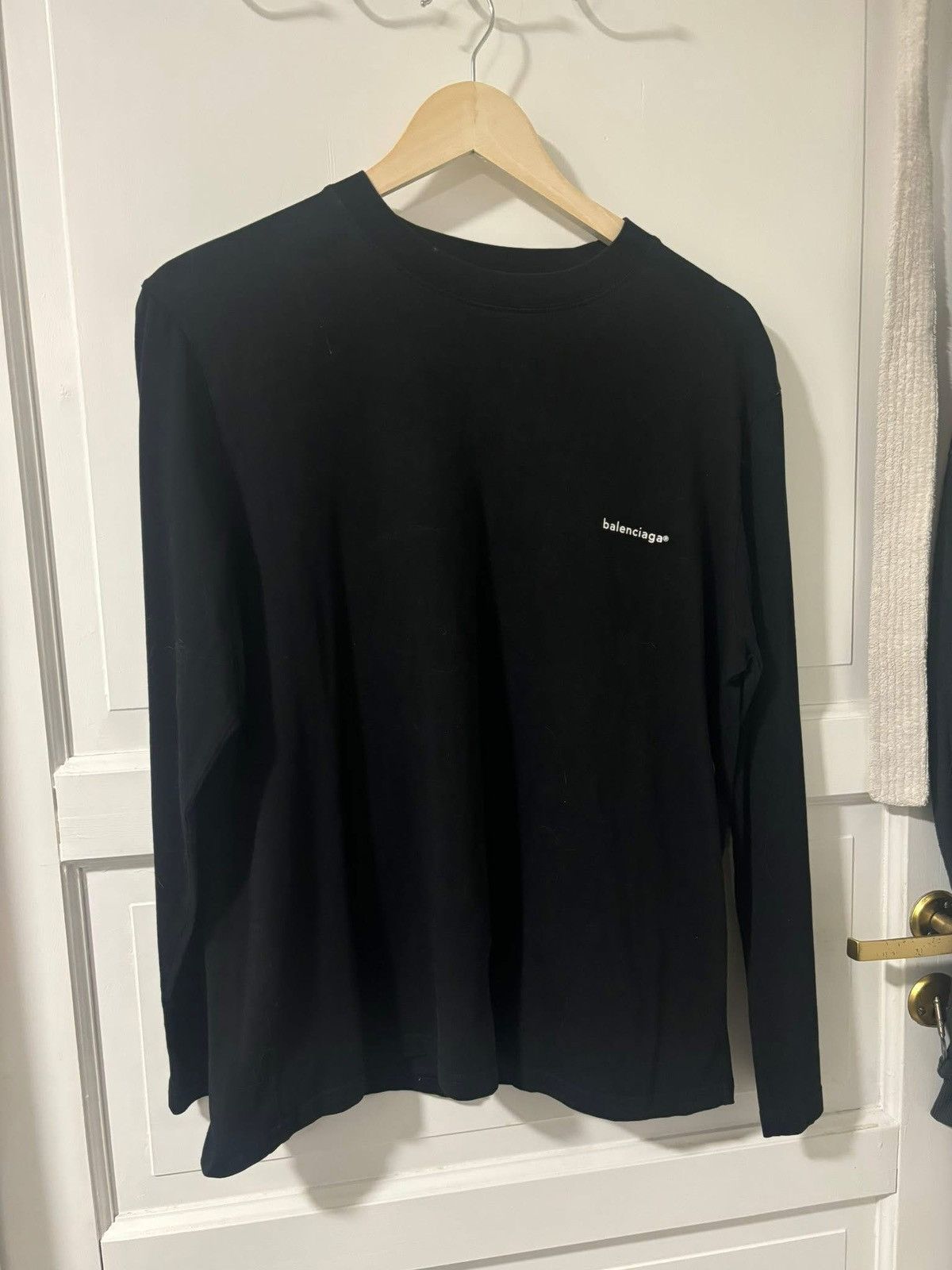 Balenciaga Logo ls Size US M / EU 48-50 / 2 - 1 Thumbnail