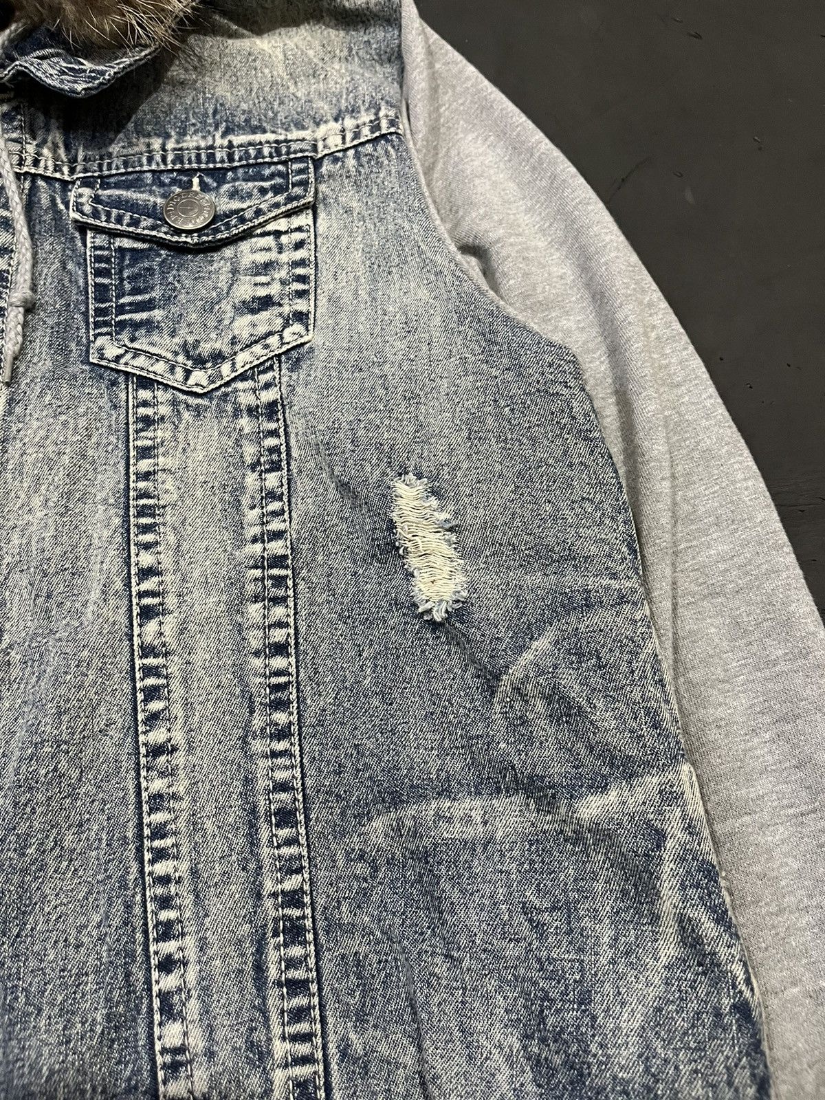 Japanese Brand Dig deep fur hoodie ifsixwasnine lgb styled Size US M / EU 48-50 / 2 - 3 Thumbnail