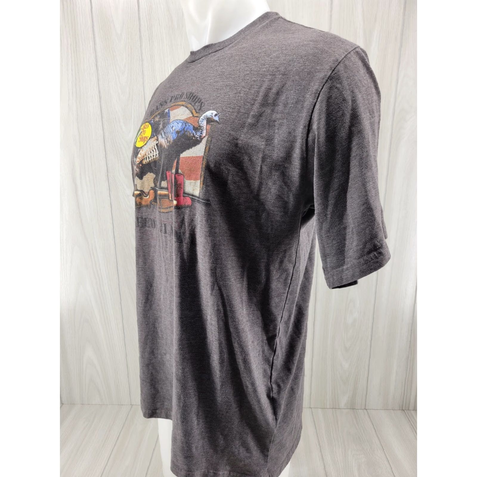Bass Pro Shops Bass Pro Shops Turkey Leeds Alabama Mens Graphic T-Shirt Gray Size Large Size US L / EU 52-54 / 3 - 3 Thumbnail
