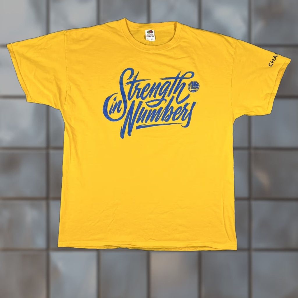 Fruit Of The Loom Golden State Warriors Strength In Numbers NBA Playoffs 2018 Mens T-Shirt Size XL Size US XL / EU 56 / 4 - 1 Thumbnail