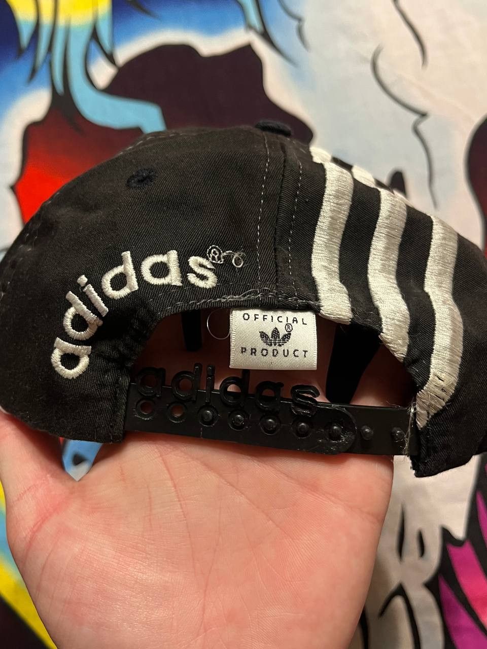 Adidas × Vintage Vintage Adidas Bayern soccer cap in black 90s Size ONE SIZE - 2 Thumbnail