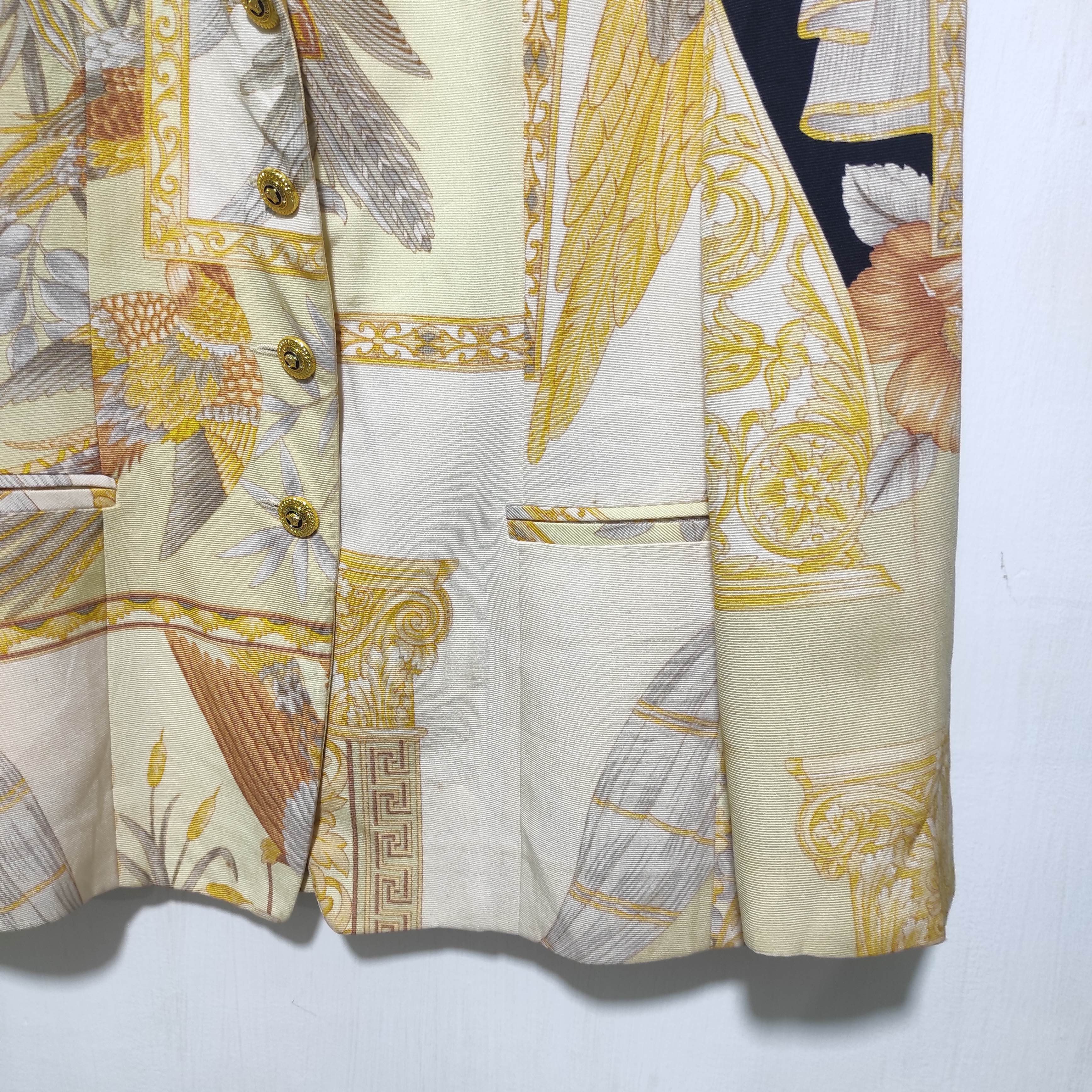 Versace Versace Jeans Couture Baroque print Blazer Jacket Size M / US 6-8 / IT 42-44 - 3 Thumbnail