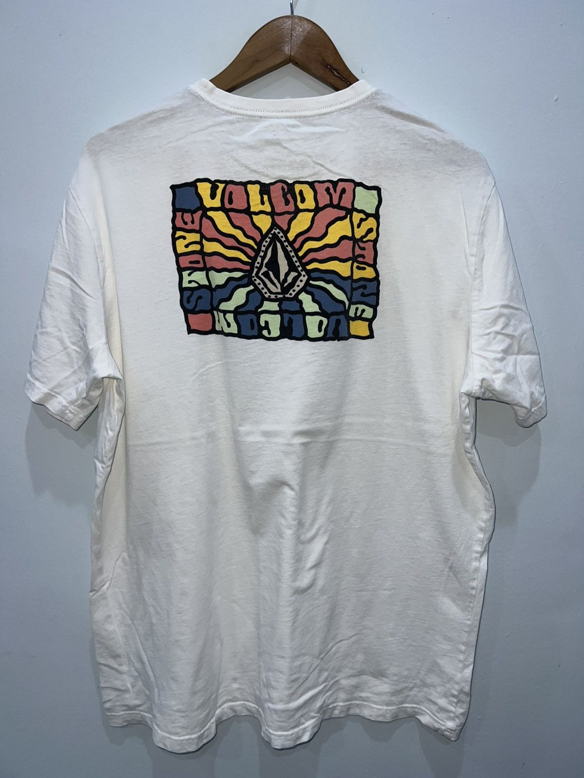 Volcom Volcom Day Waves White T-Shirt Size US L / EU 52-54 / 3 - 1 Thumbnail