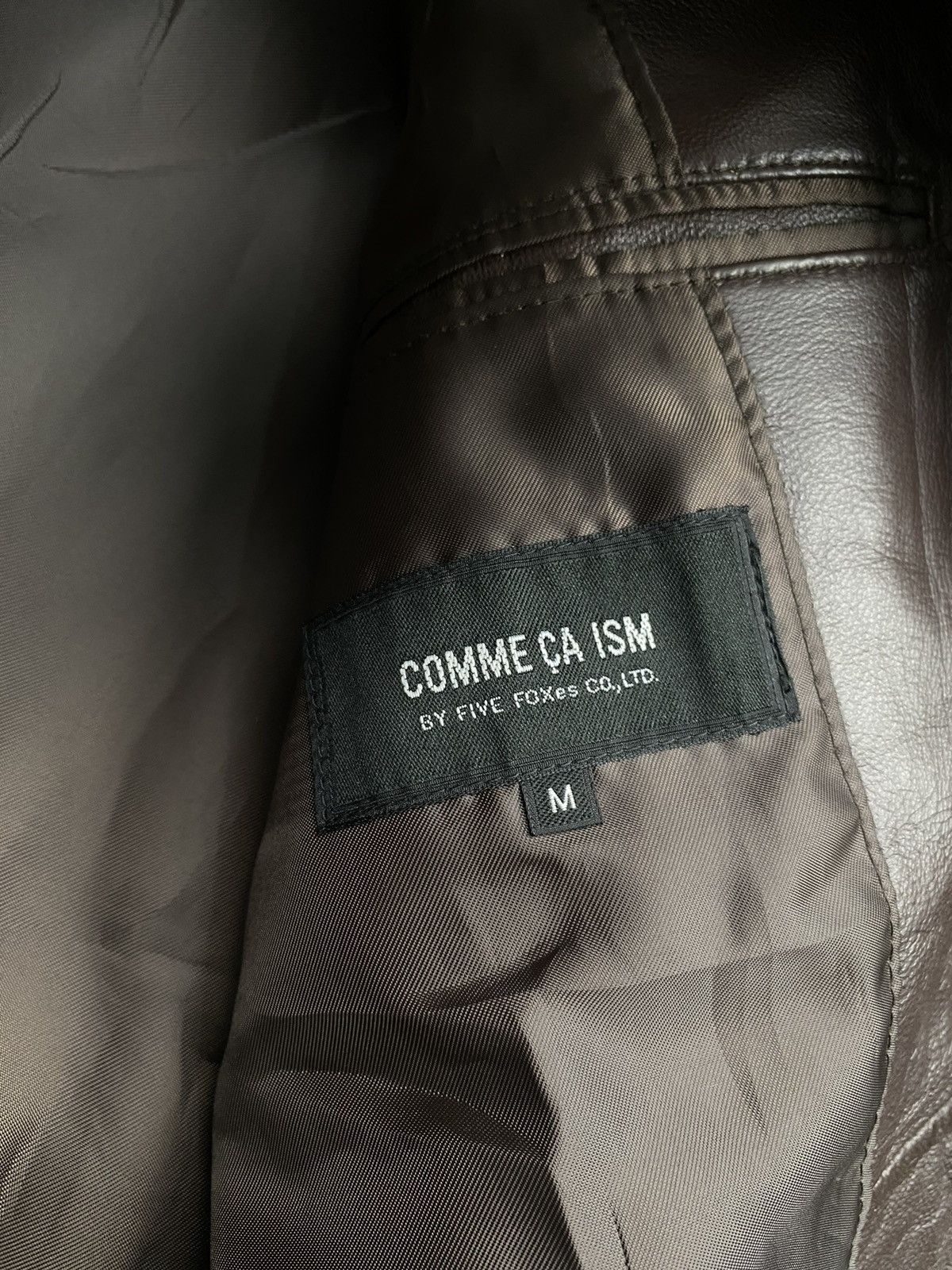 Comme Ca Ism Comme Ca Ism Leather Jacket 2000s Size US M / EU 48-50 / 2 - 3 Thumbnail