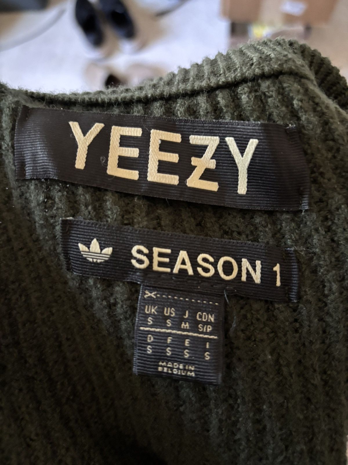 Yeezy YEEZY SZN 1 Destroyed Military Style Sweater Size US S / EU 44-46 / 1 - 5 Thumbnail