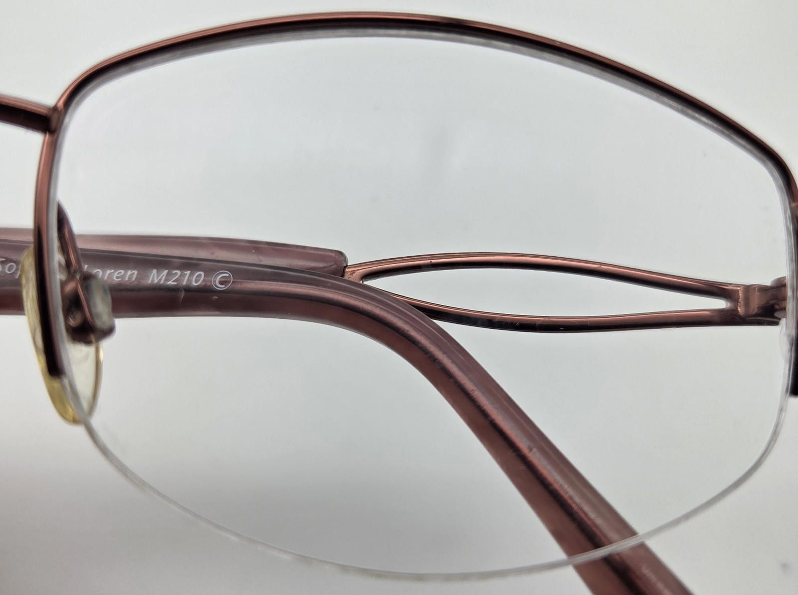 Other Sophia Loren M210 Zyloware 118 Eyeglasses FRAMES 52-17-135 Size ONE SIZE - 9 Thumbnail