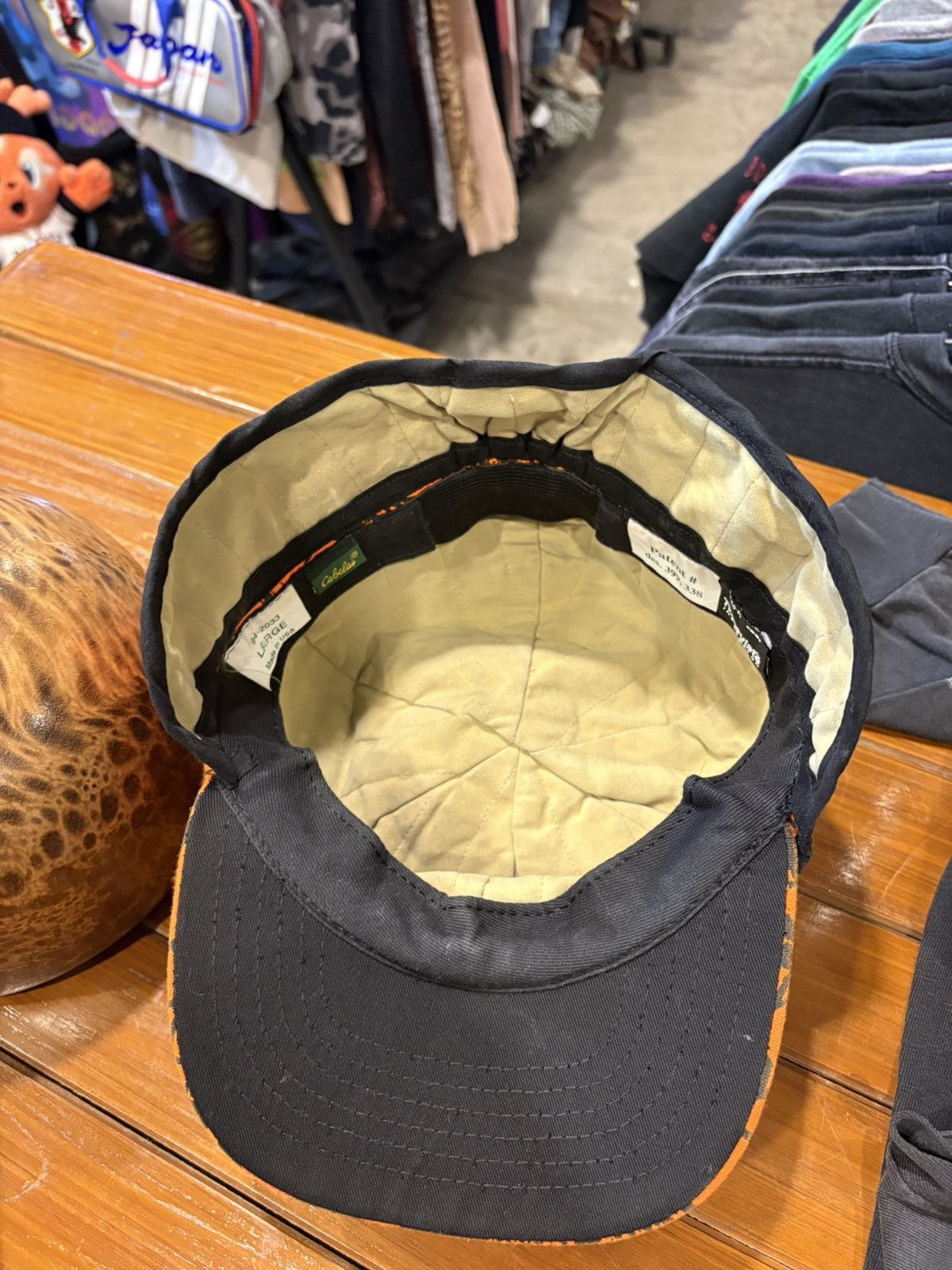 Cabelas Cabela’s Blaze Orange Camo Hunting Cap Size ONE SIZE - 11 Thumbnail