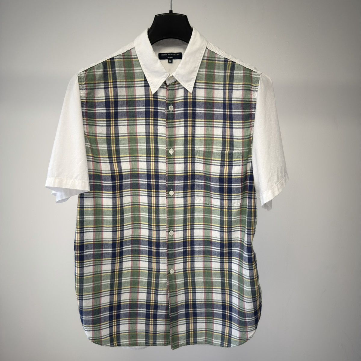 Comme des Garcons S/S 05 Madras Check Front Panel Shirt Size US M / EU 48-50 / 2 - 14 Thumbnail