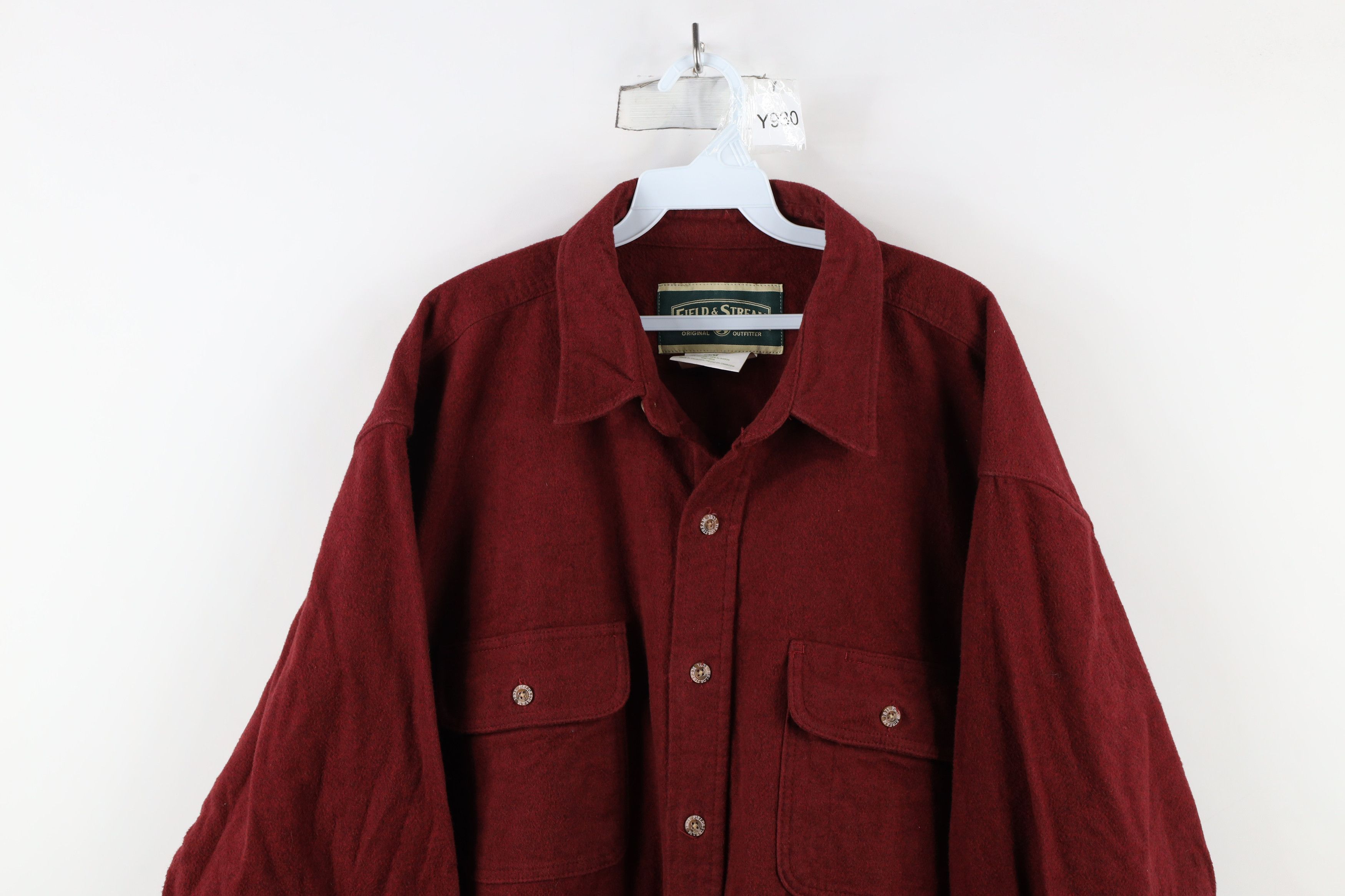 Vintage Vintage 90s Streetwear Heavyweight Chamois Button Shirt Size US XXL / EU 58 / 5 - 2 Thumbnail