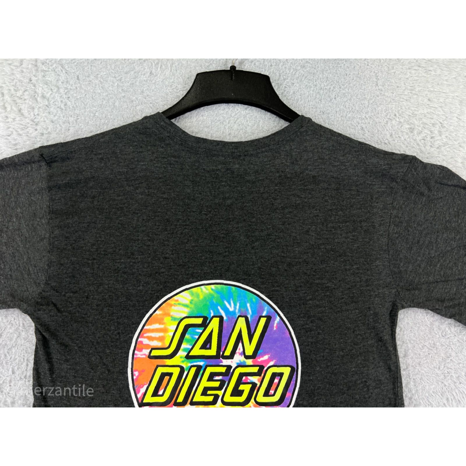 Vintage Santa Cruz San Diego Shirt Womens M Gray Crew Neck T-Shirt California Skate Logo Beach Size M / US 6-8 / IT 42-44 - 4 Thumbnail