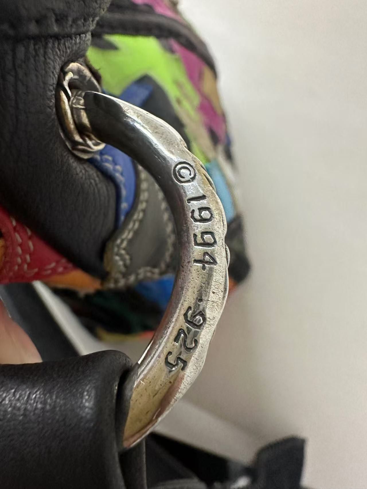 Chrome Hearts Chrome Hearts Silver Filigree Multicolor Patch Lyon Bag Size ONE SIZE - 12 Thumbnail