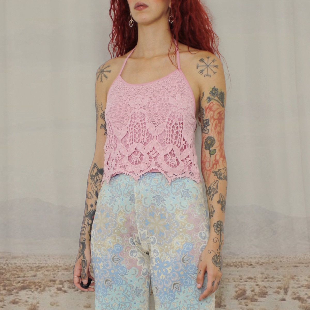 Other 🌸PINK CROCHET TOP🌸 Size M / US 6-8 / IT 42-44 - 2 Thumbnail