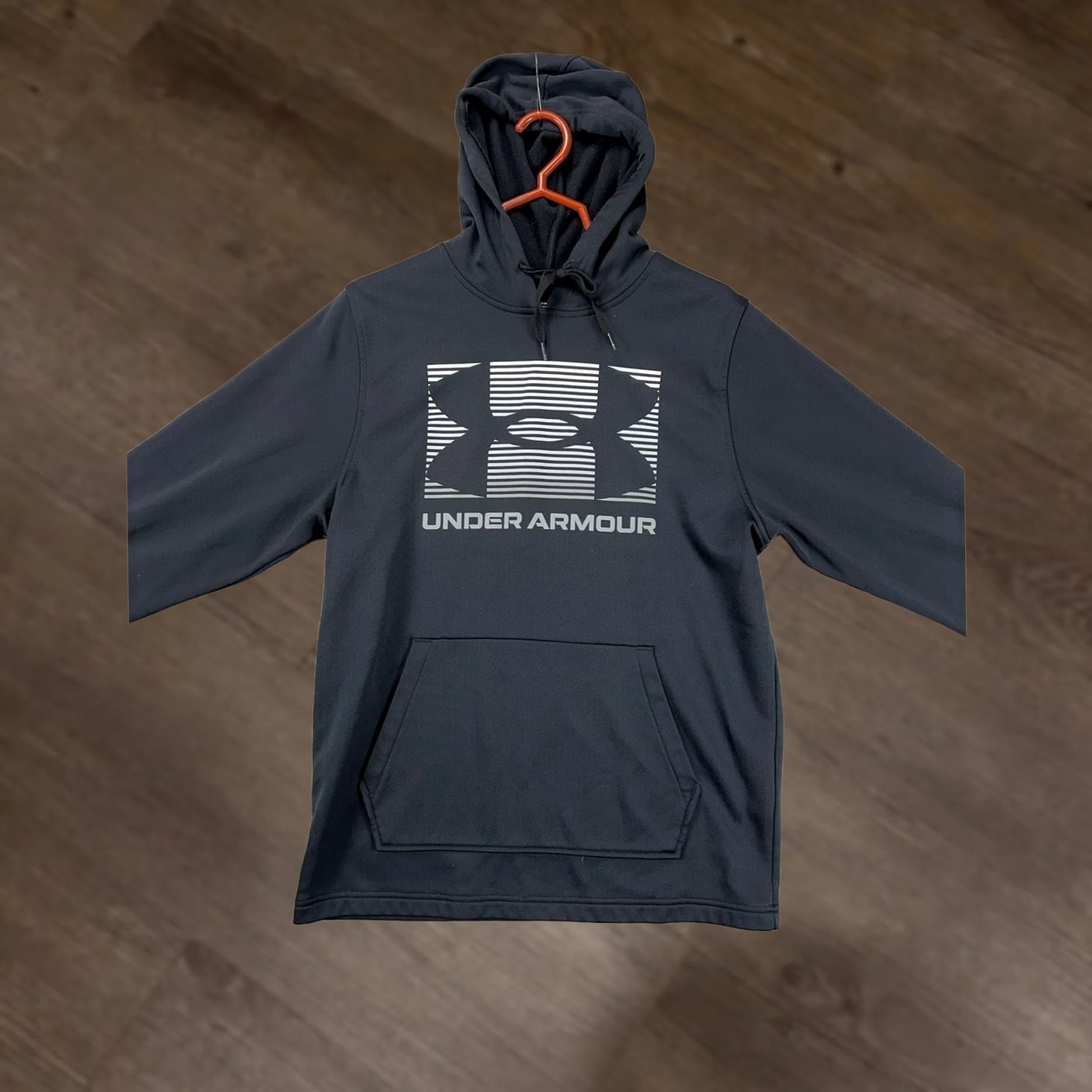 Under Armour Under Armour Shirt Mens M Black Hoodie Sweatshirt Adult Graphic Print Athletic Size US M / EU 48-50 / 2 - 1 Thumbnail